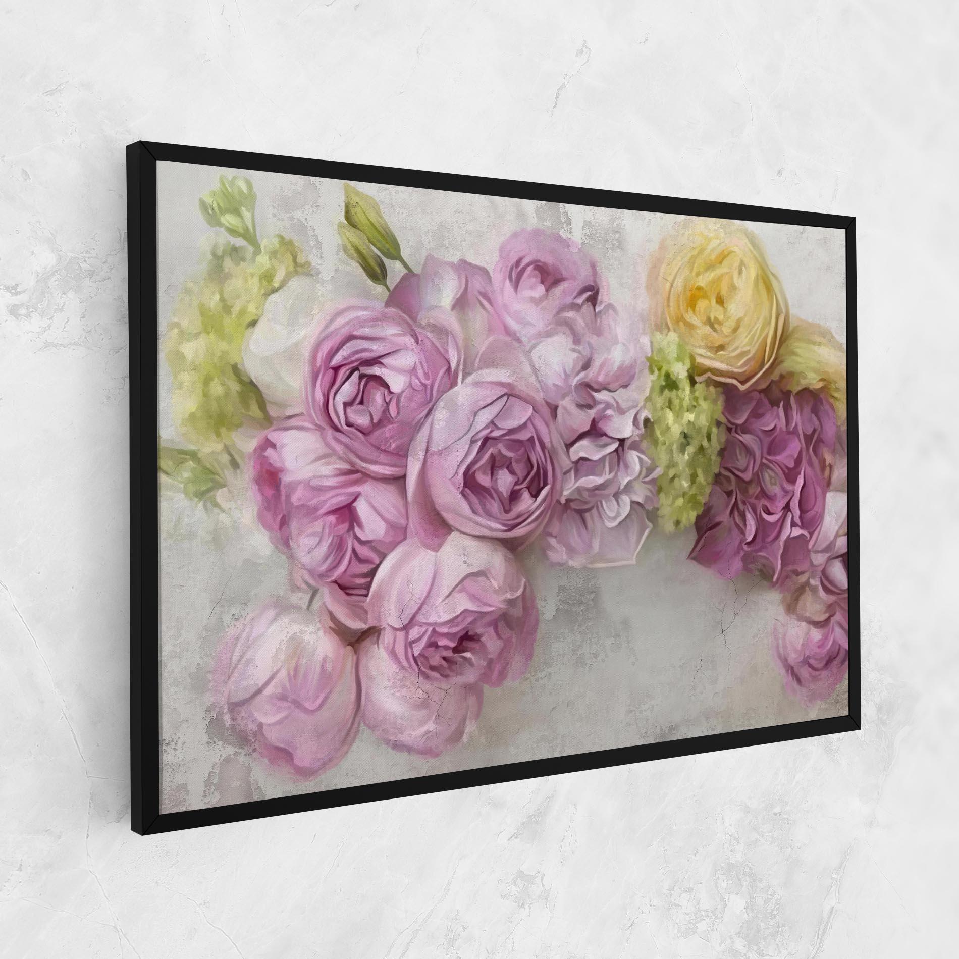 Leinwandbild Trandafiri Colorati mockup 1