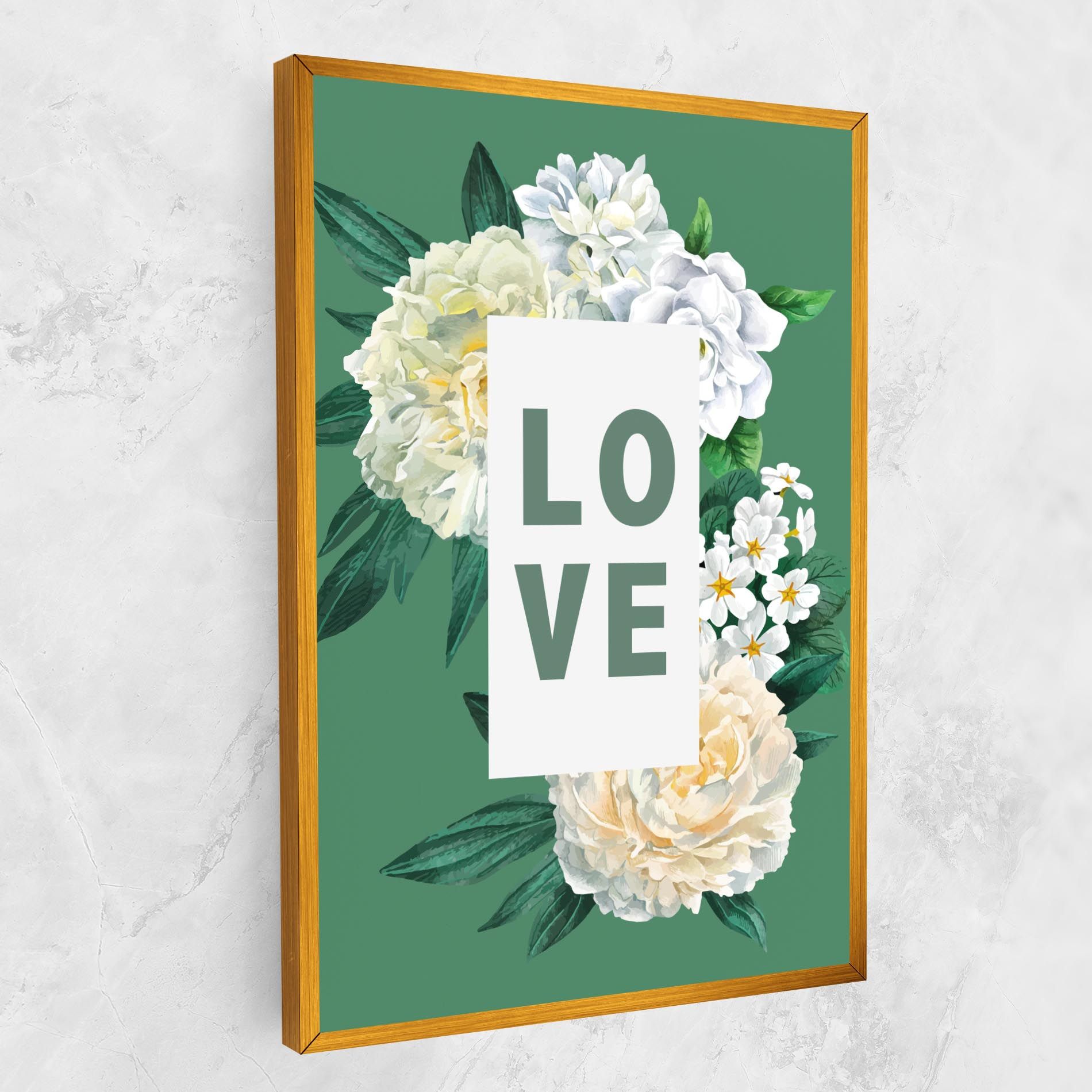 Love Green Rose mockup 1