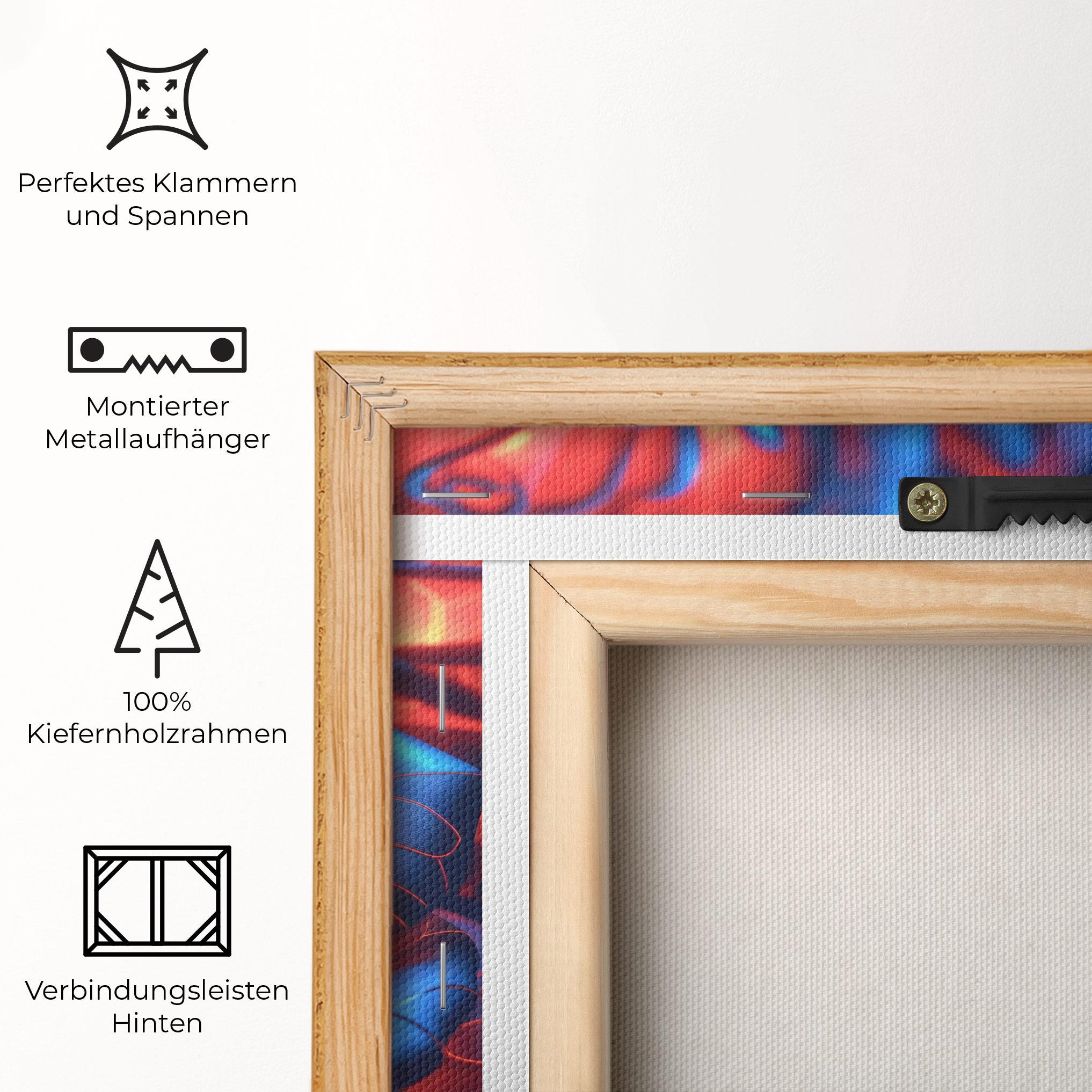 Leinwandbild Glowing Roses mockup 5