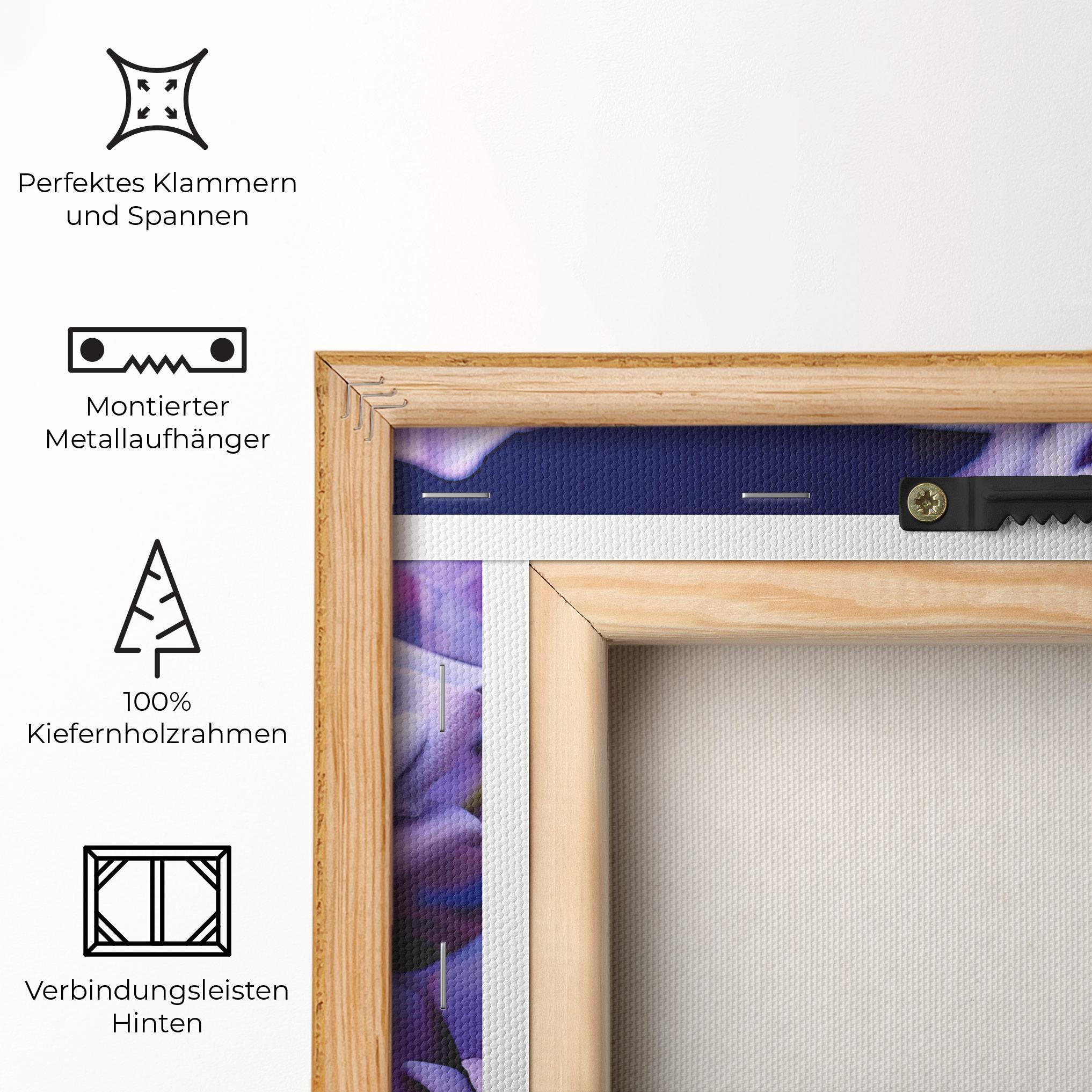 Leinwandbild Pastel Purple Rose mockup 5