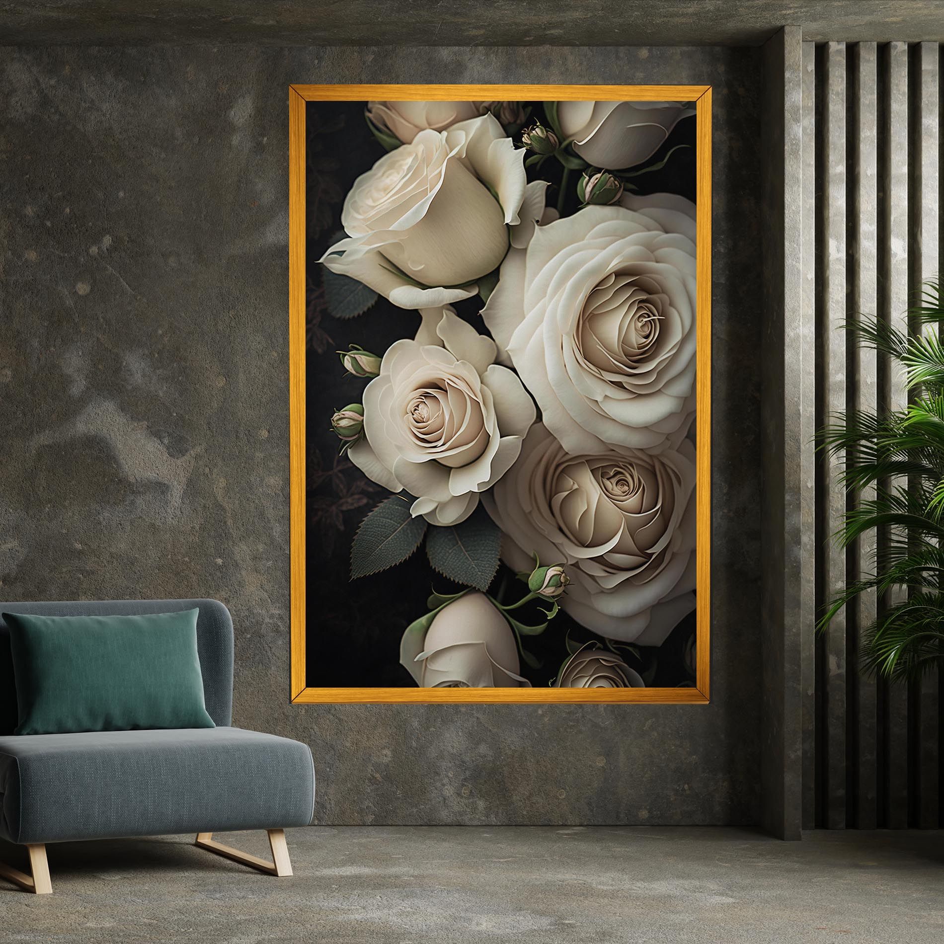 Cream Roses Close Up mockup 7