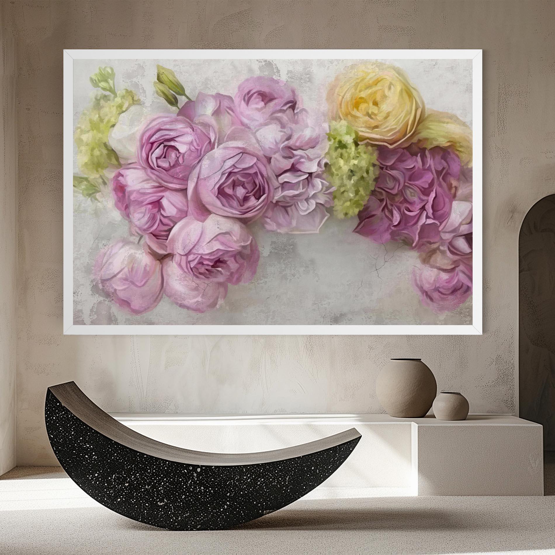 Leinwandbild Trandafiri Colorati mockup 8