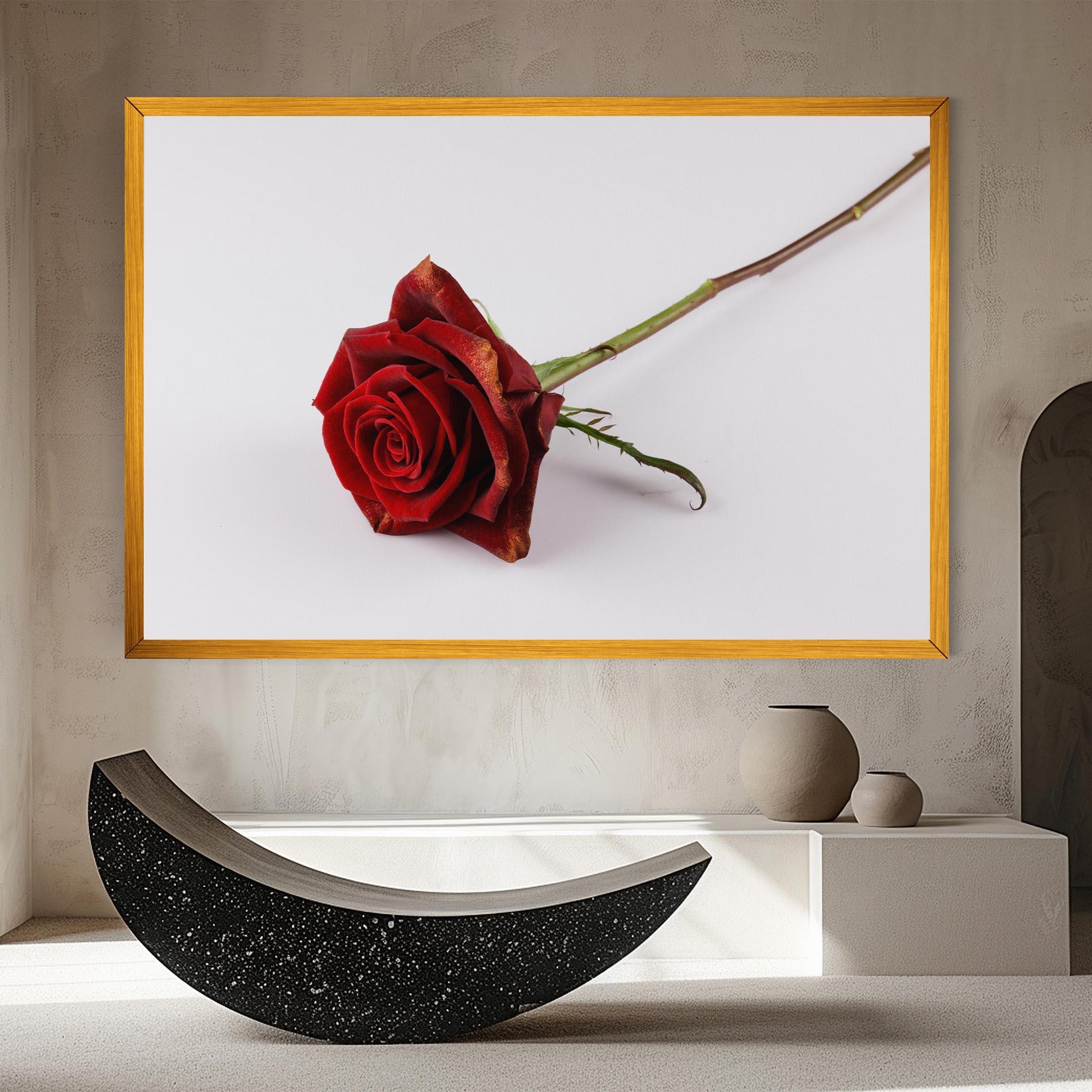 Leinwandbild Lonely Rose mockup 8