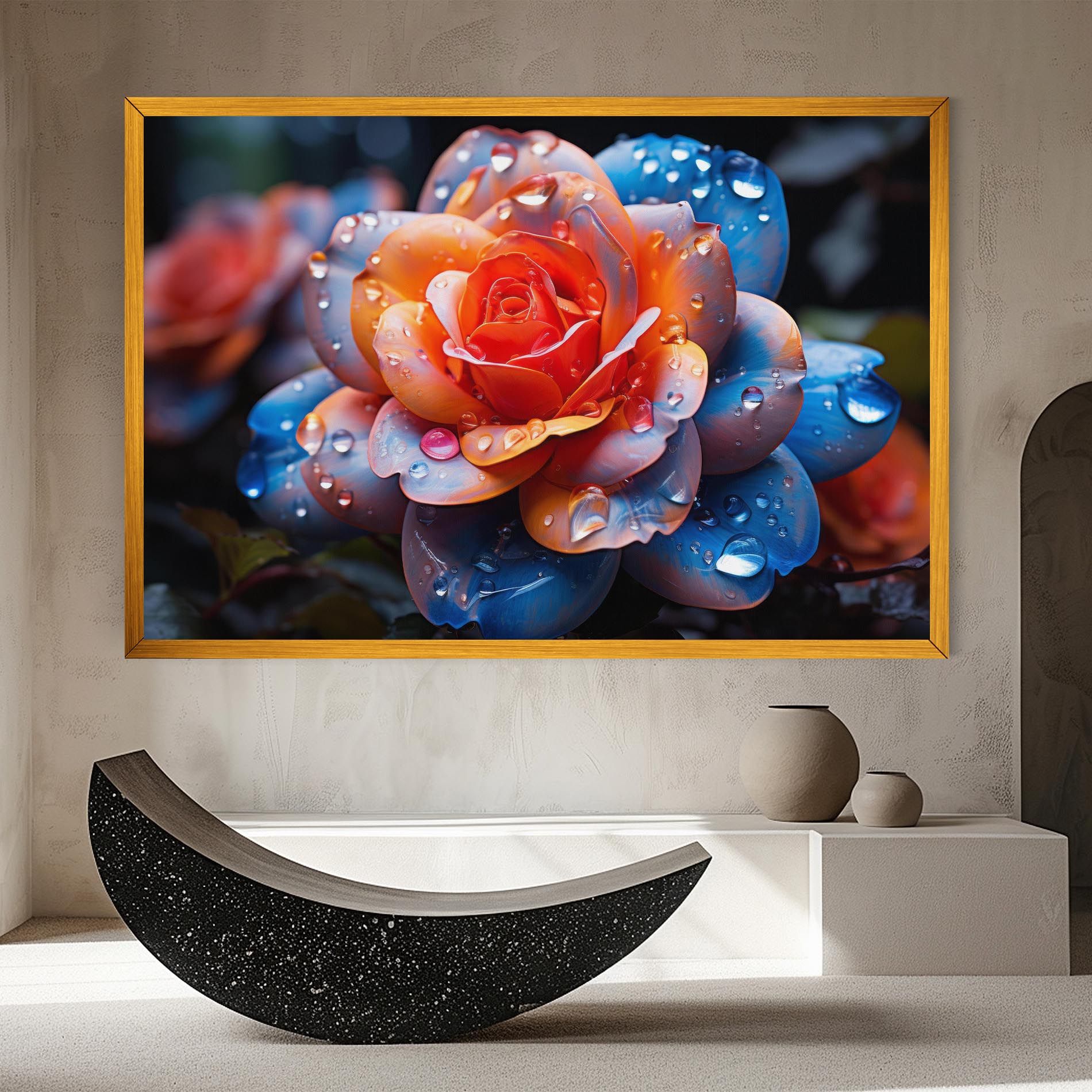 Orange Blue Rose mockup 8