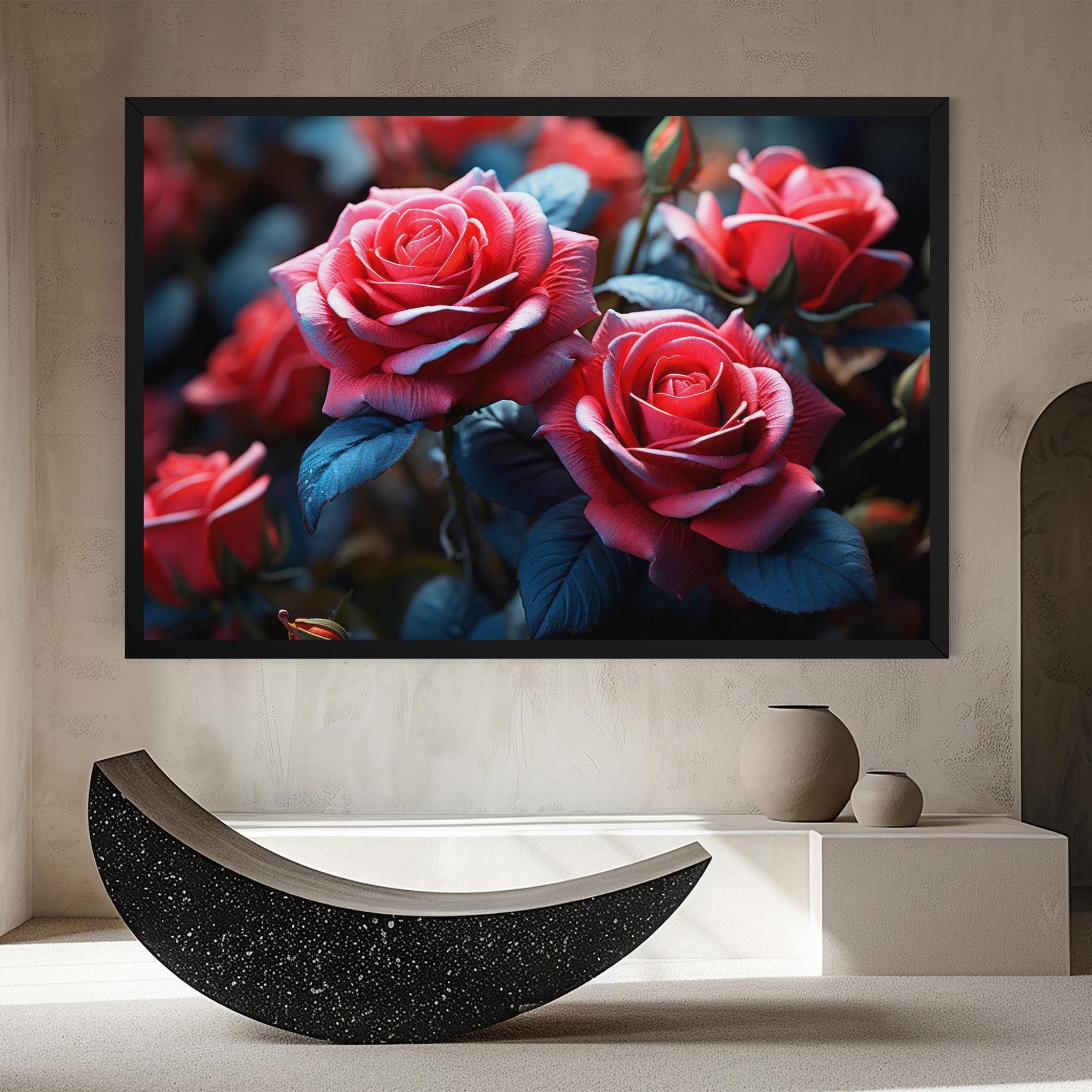 Dark Pink Rose mockup 8