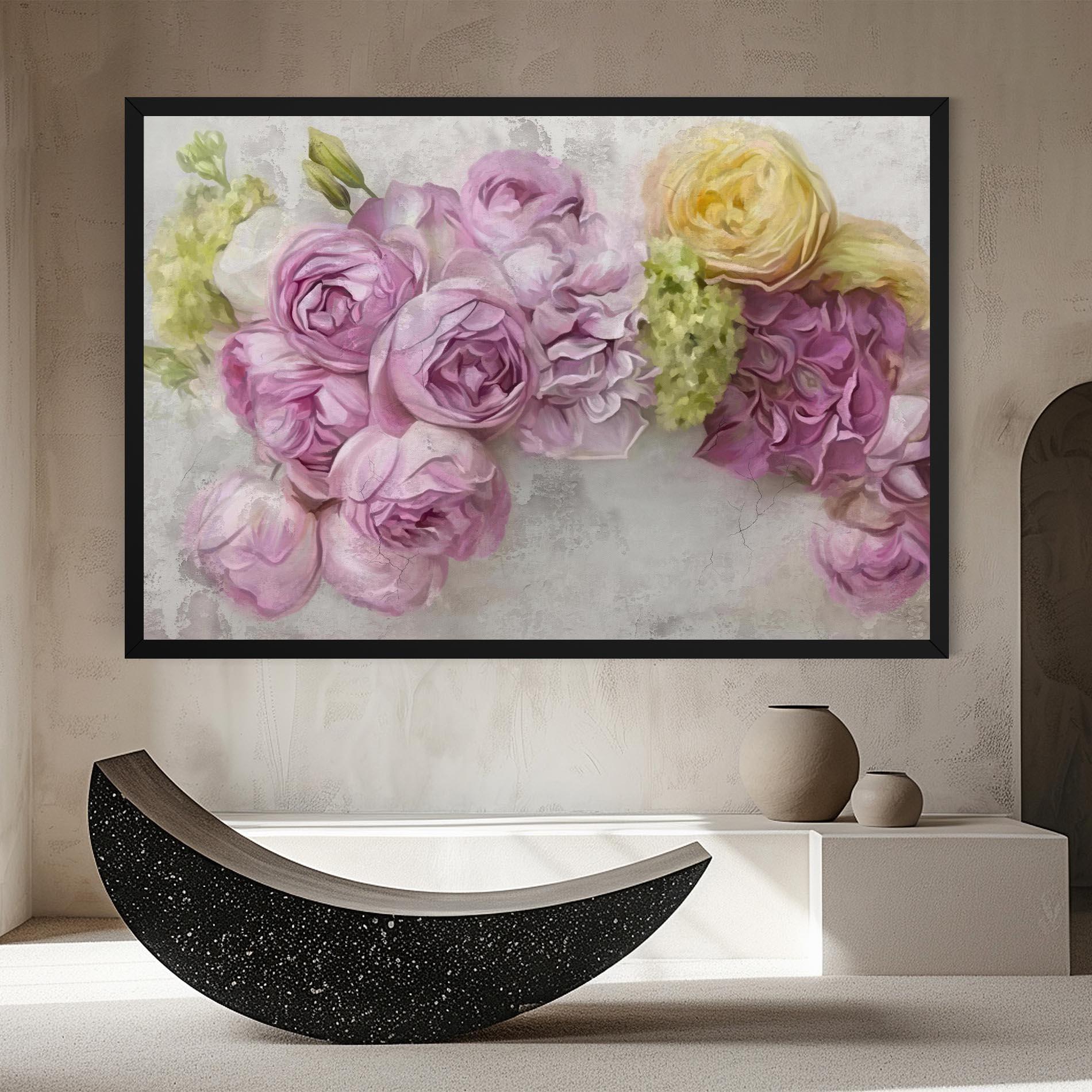 Leinwandbild Trandafiri Colorati mockup 8