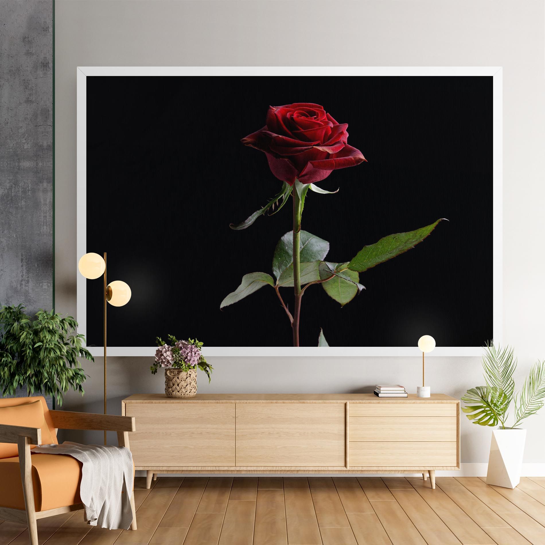 Beautiful Red Rose mockup 9