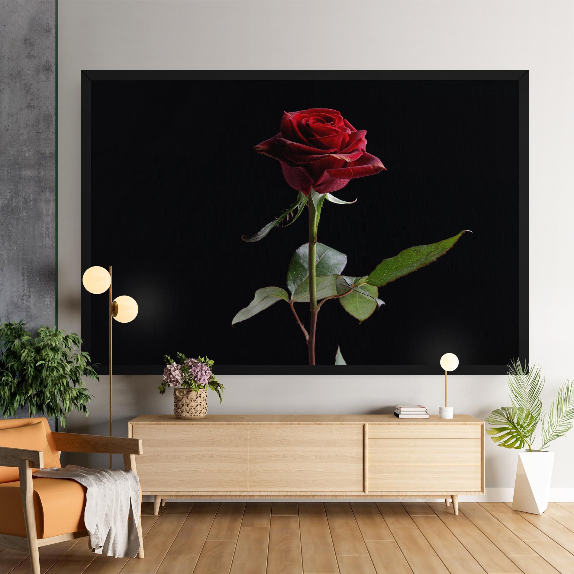 Beautiful Red Rose mockup 9