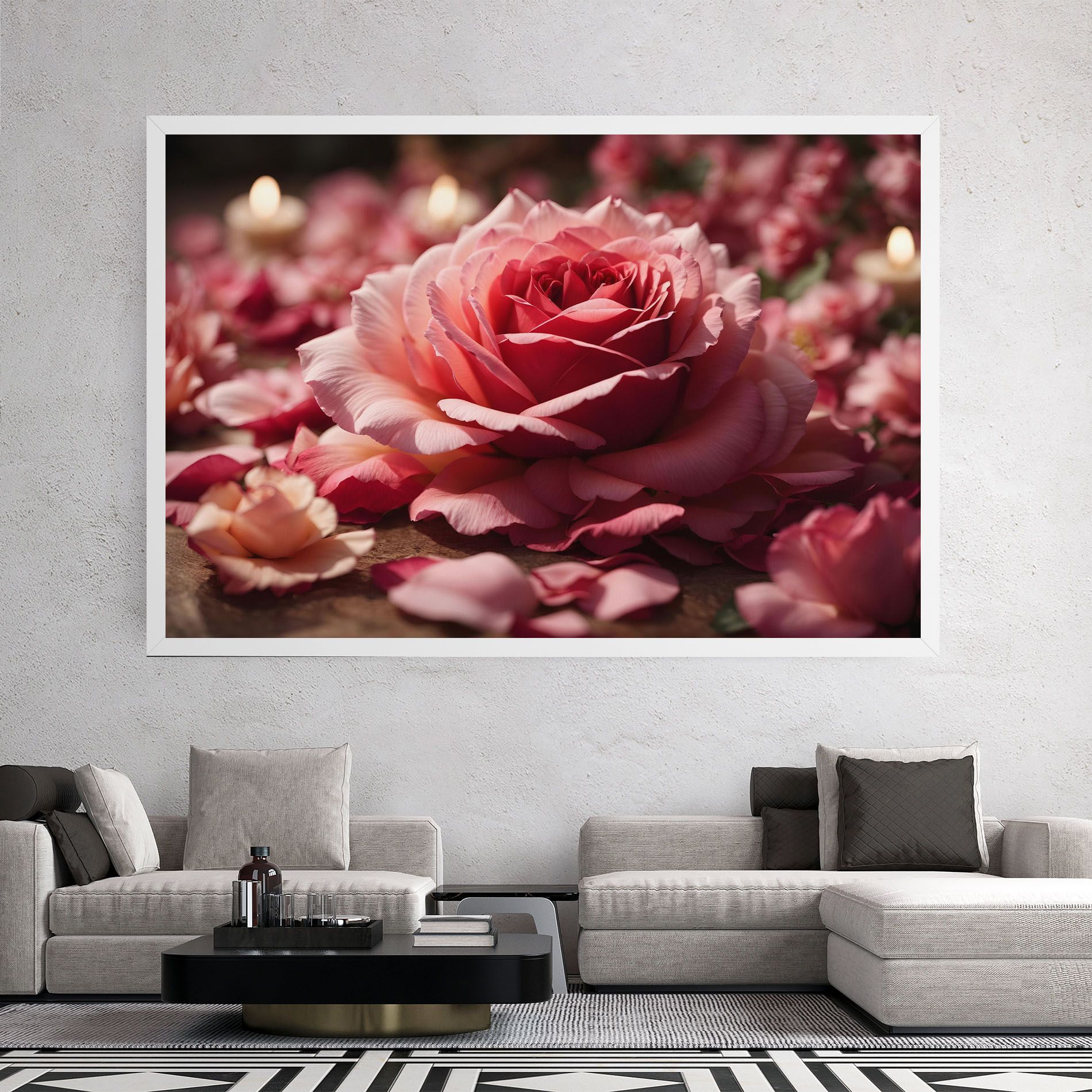 Big Pink Rose mockup 2