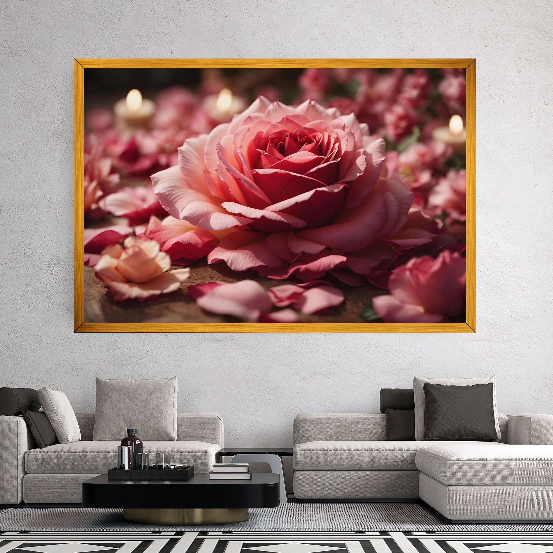 Big Pink Rose mockup 2