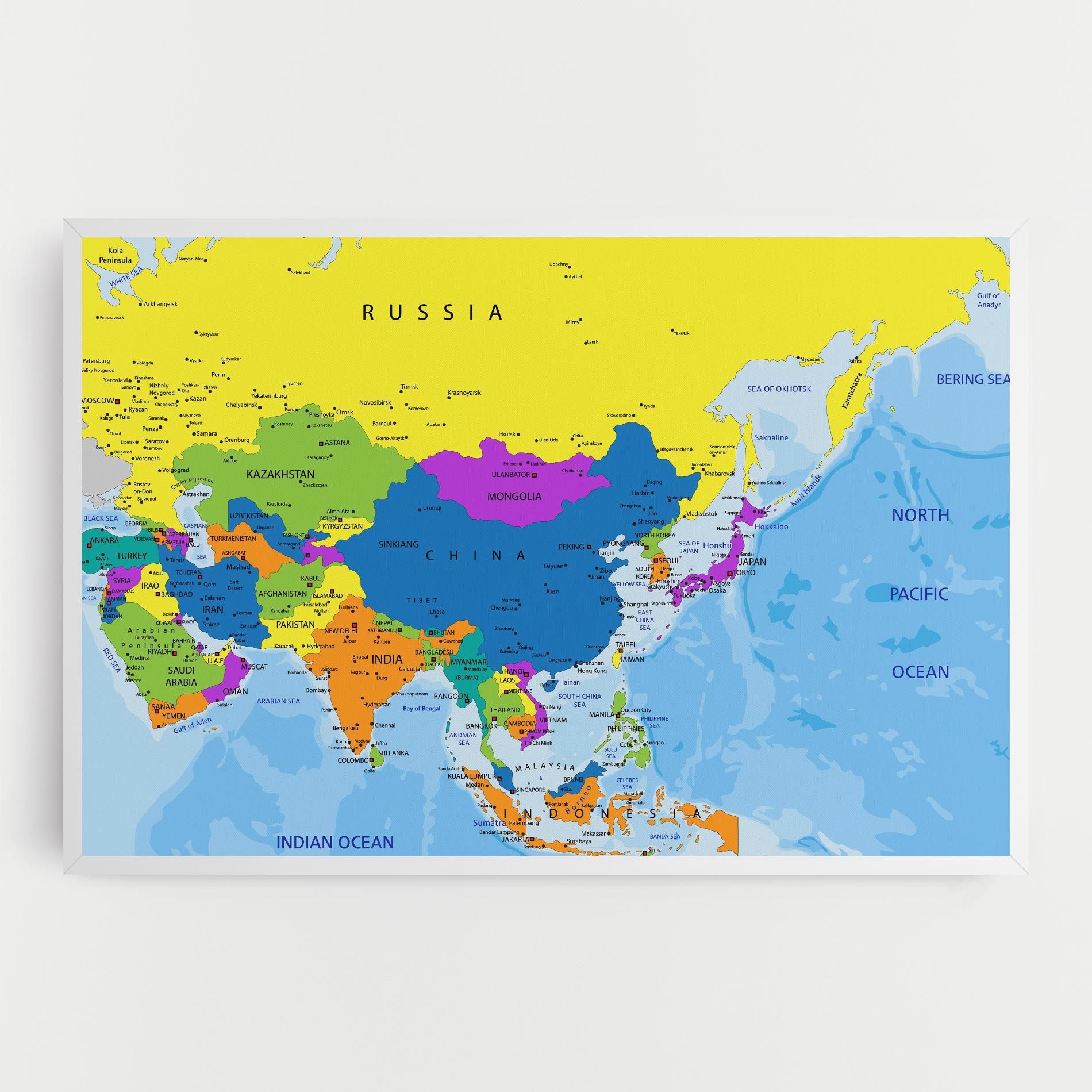 Asia Color Map mockup 0