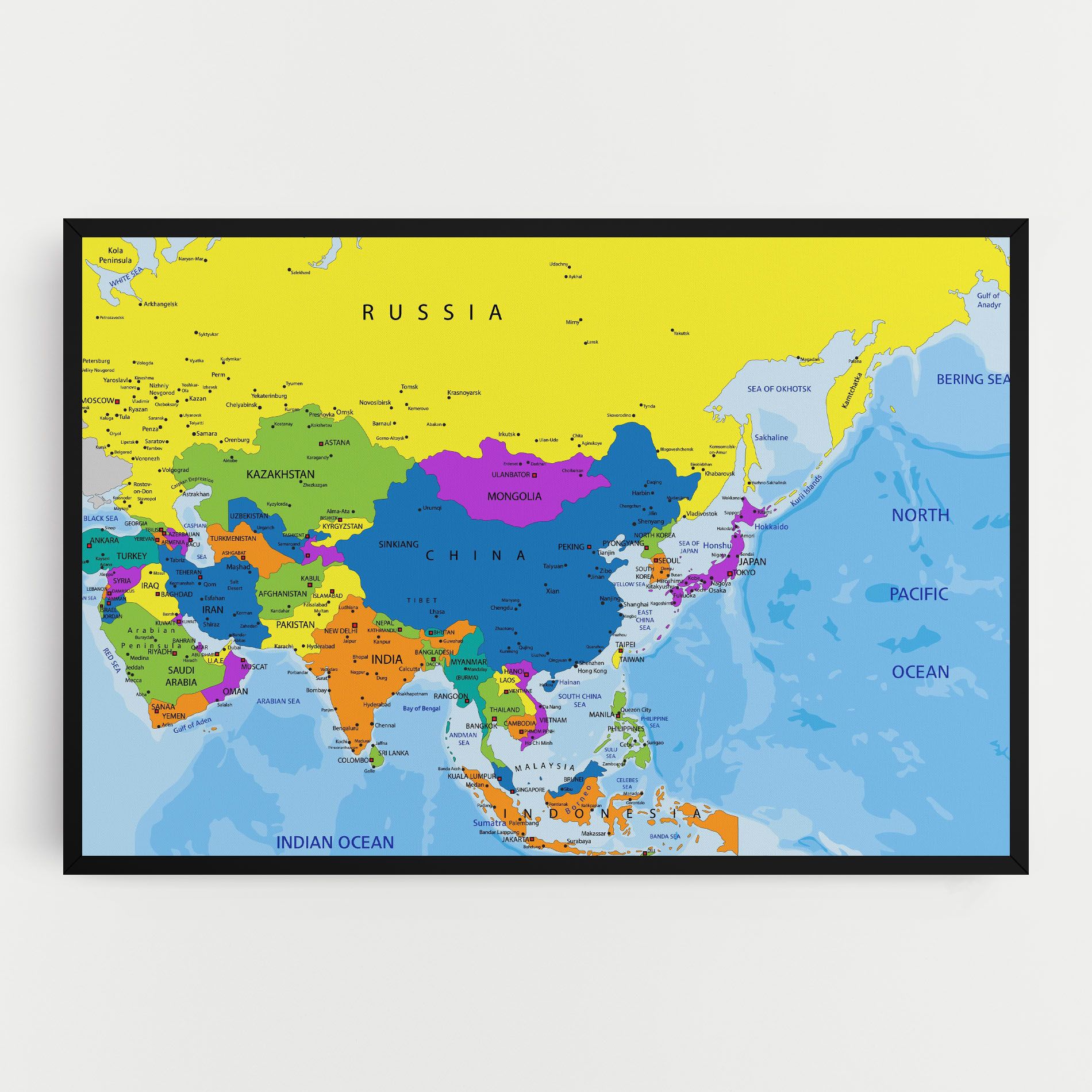 Asia Color Map mockup 0