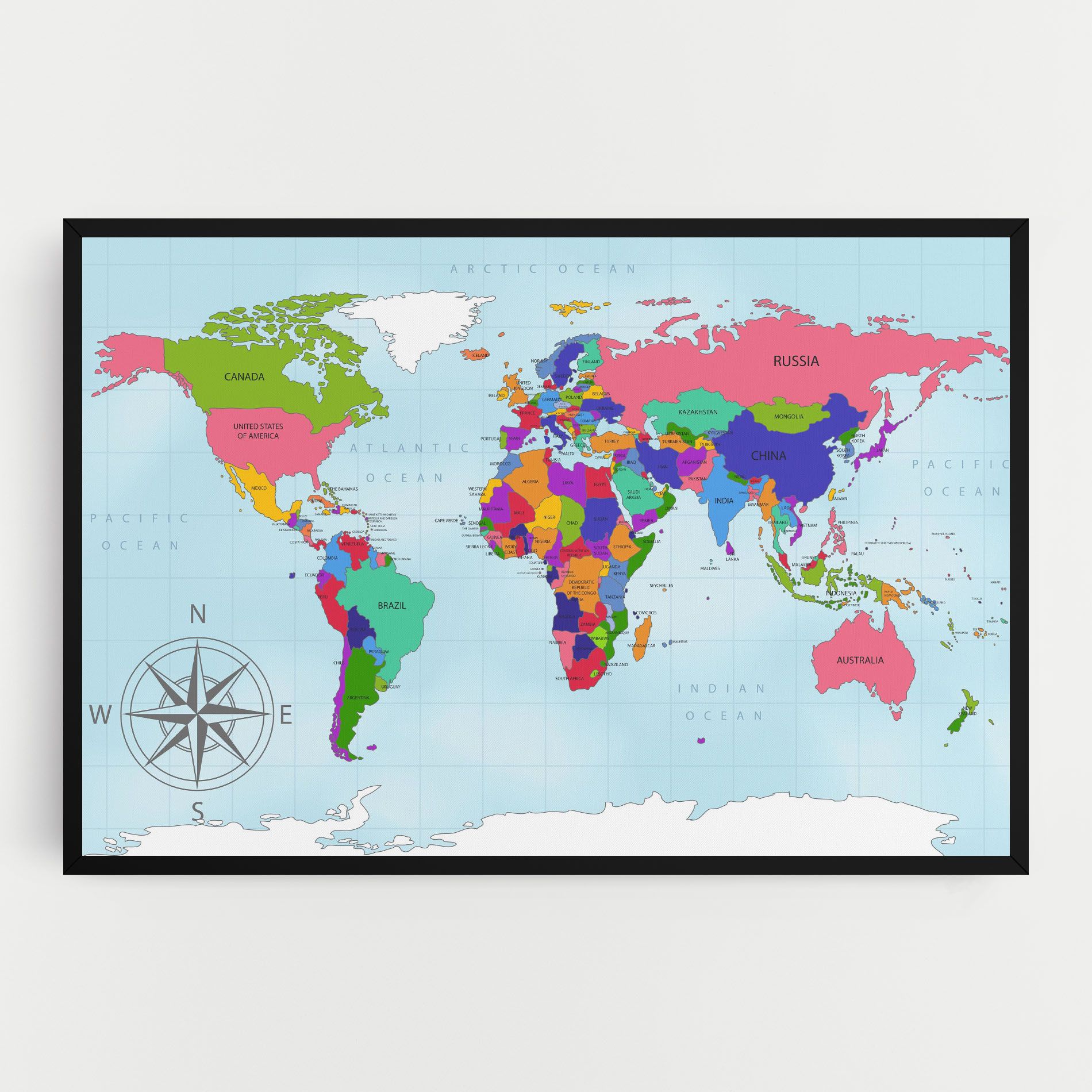 Colorful Continents mockup 0