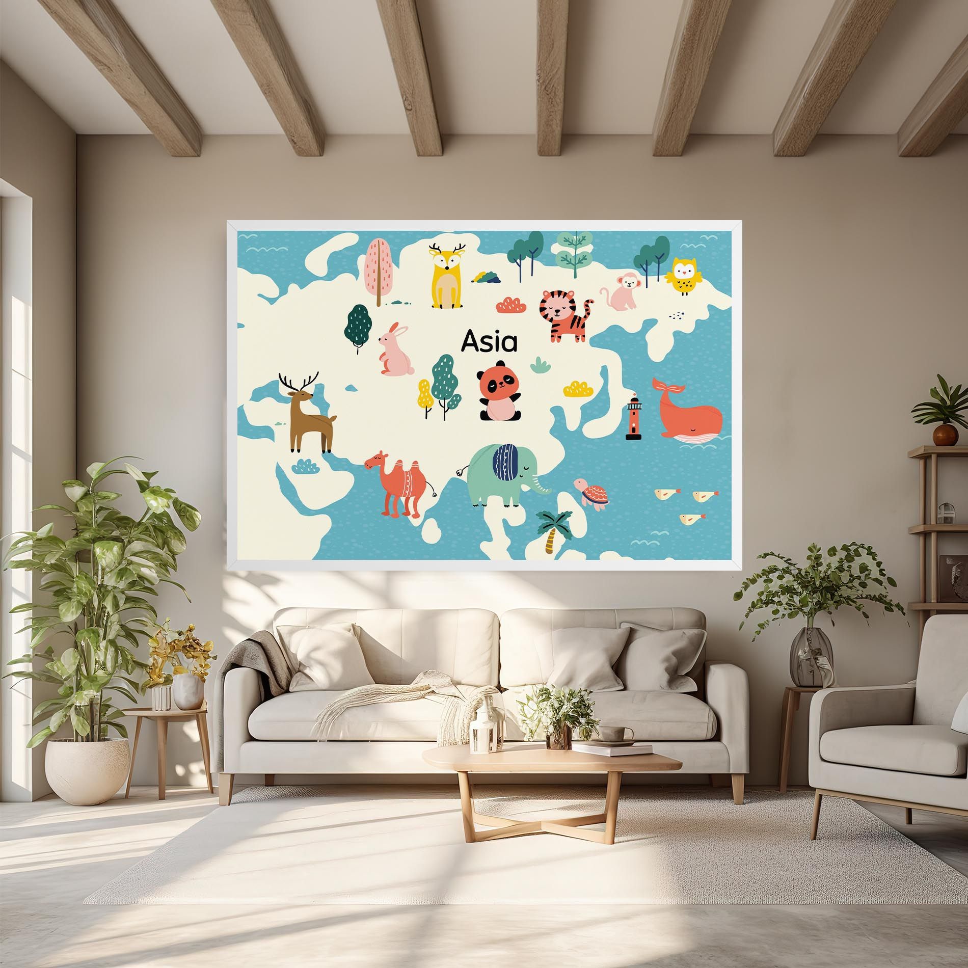 Asia Cute Map mockup 6