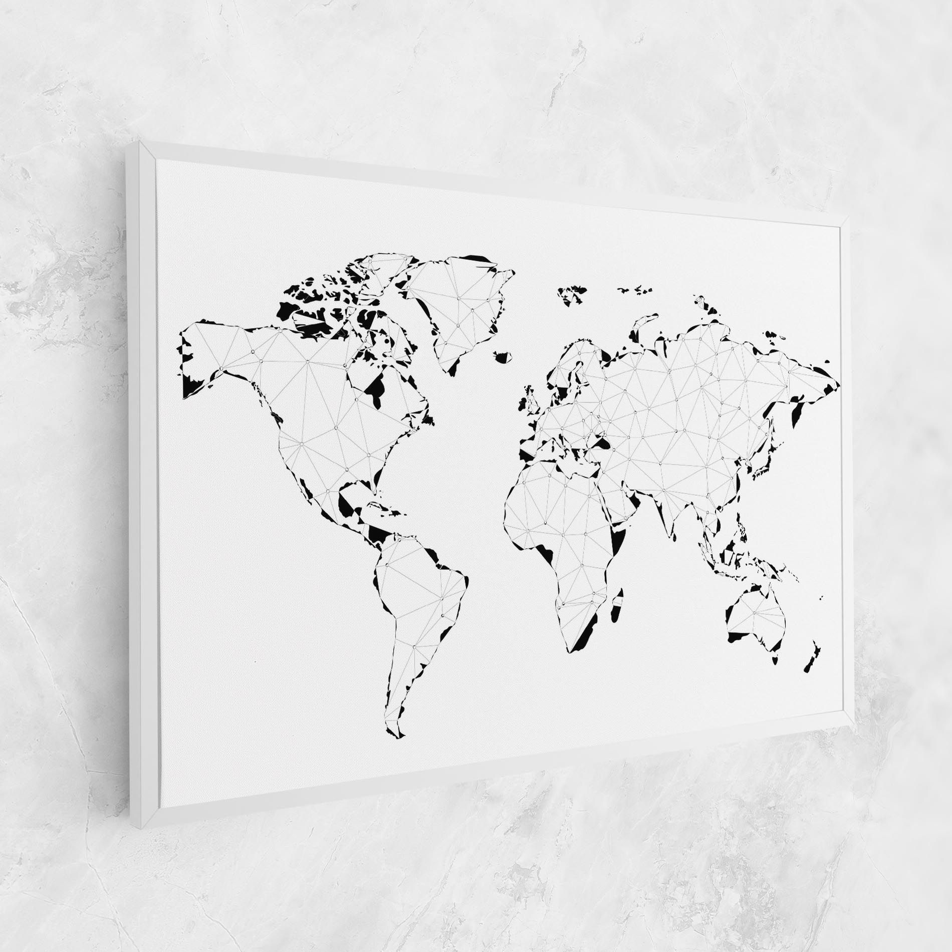 Black Line Map mockup 1