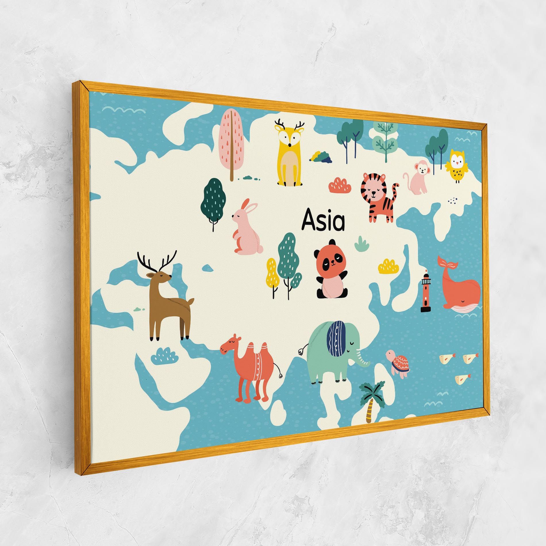 Asia Cute Map mockup 1