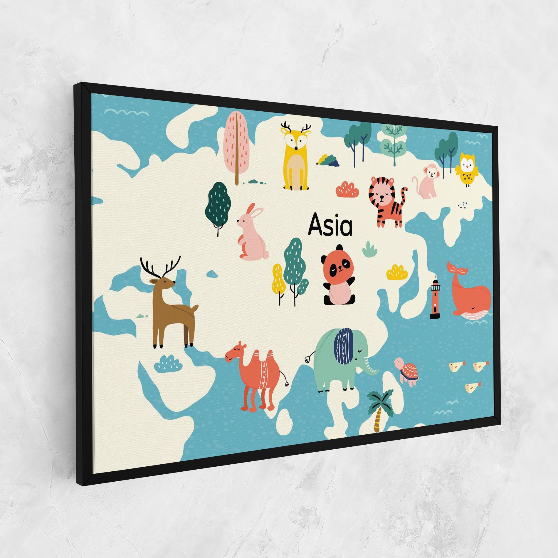 Asia Cute Map mockup 1