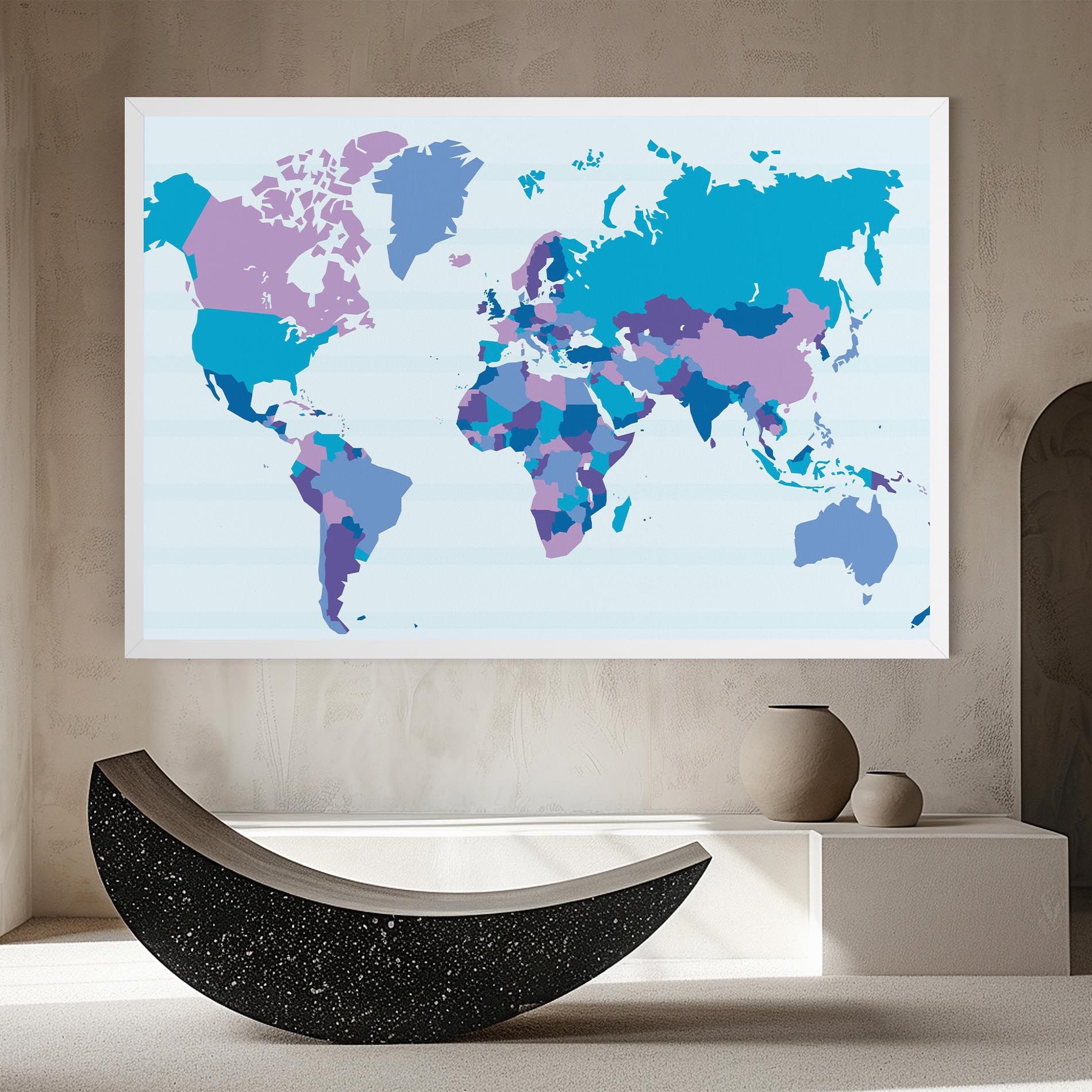 Blue Purple Map mockup 8