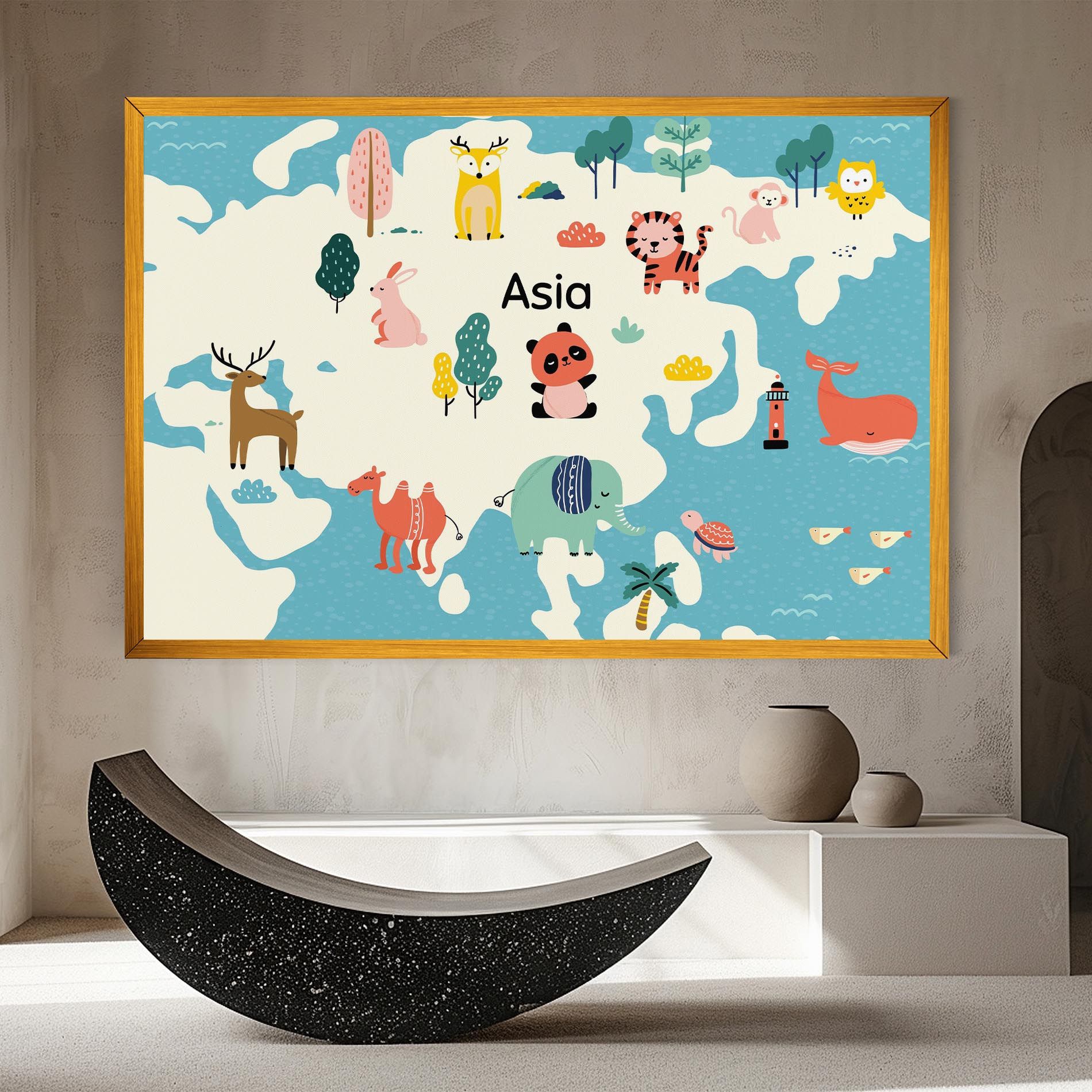 Asia Cute Map mockup 8