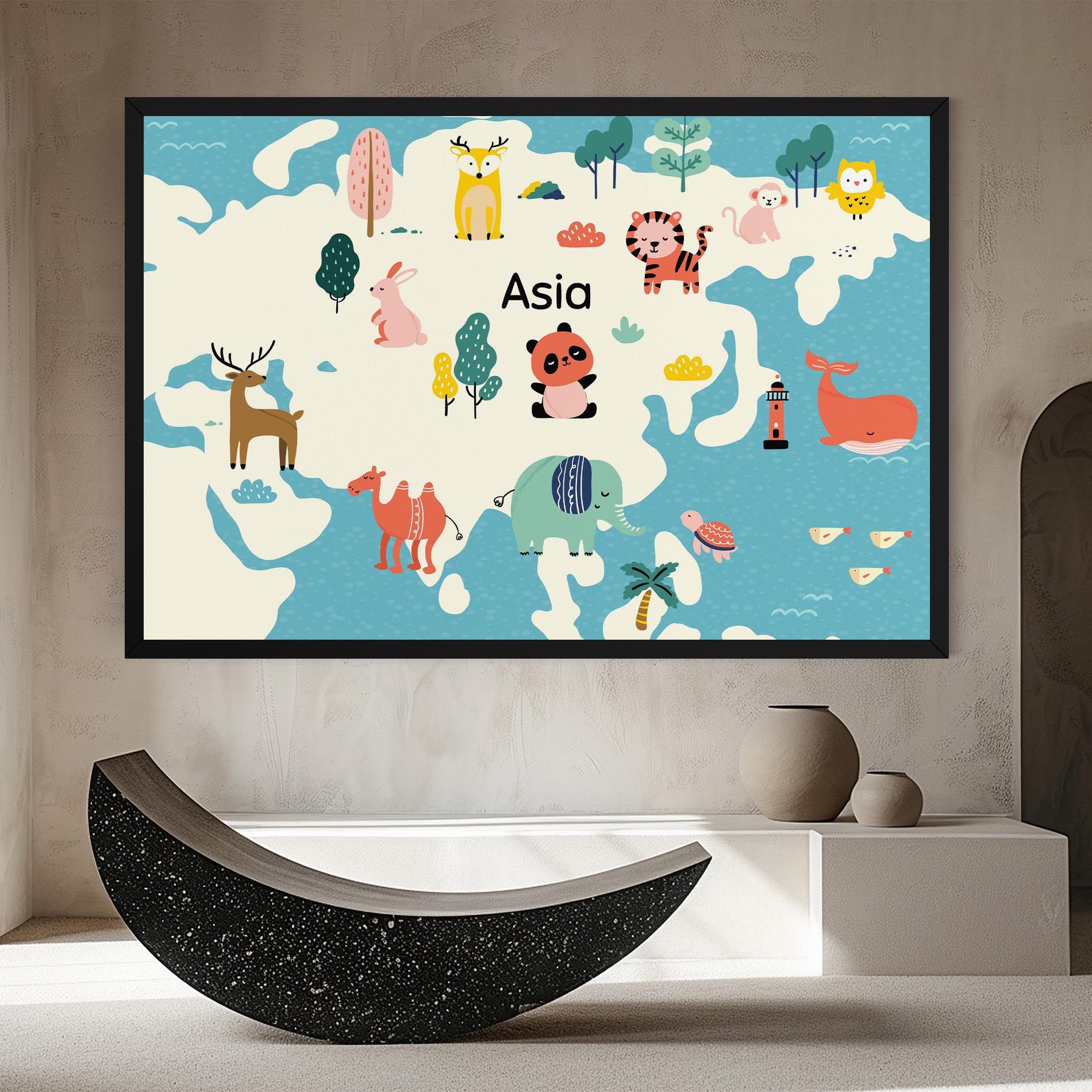 Asia Cute Map mockup 8
