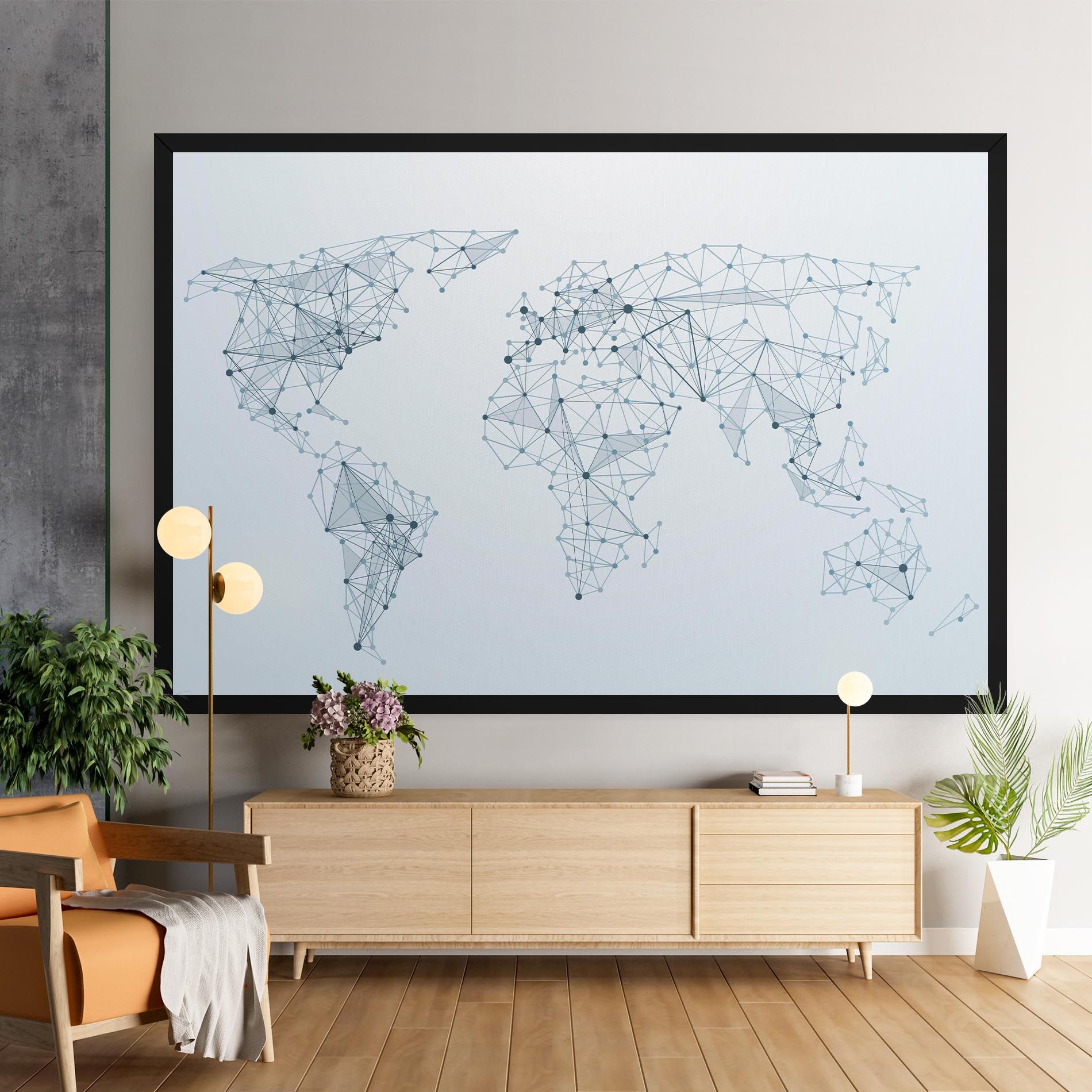 Blue Line Map mockup 9