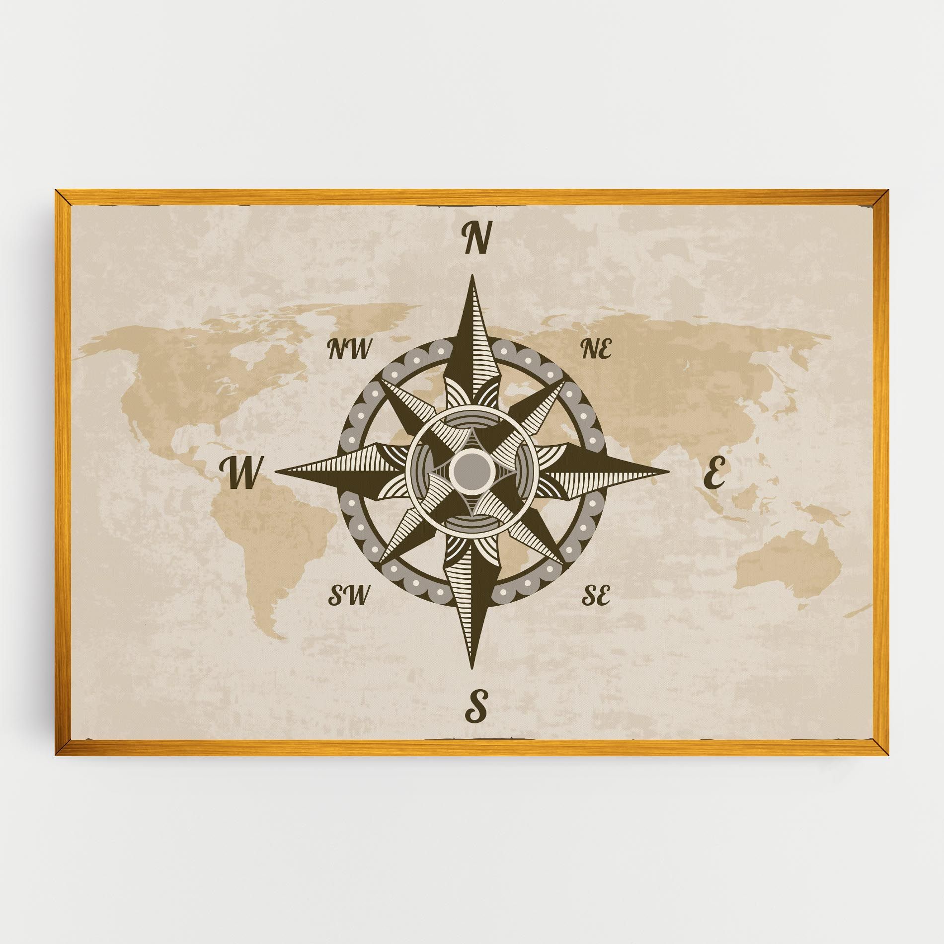 Nautical Compass mockup 0
