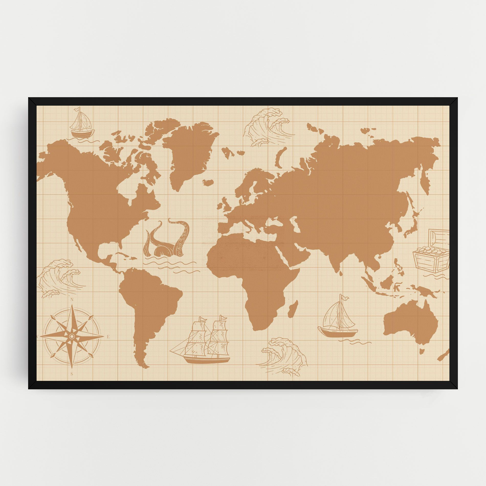 Light Cream Map mockup 0