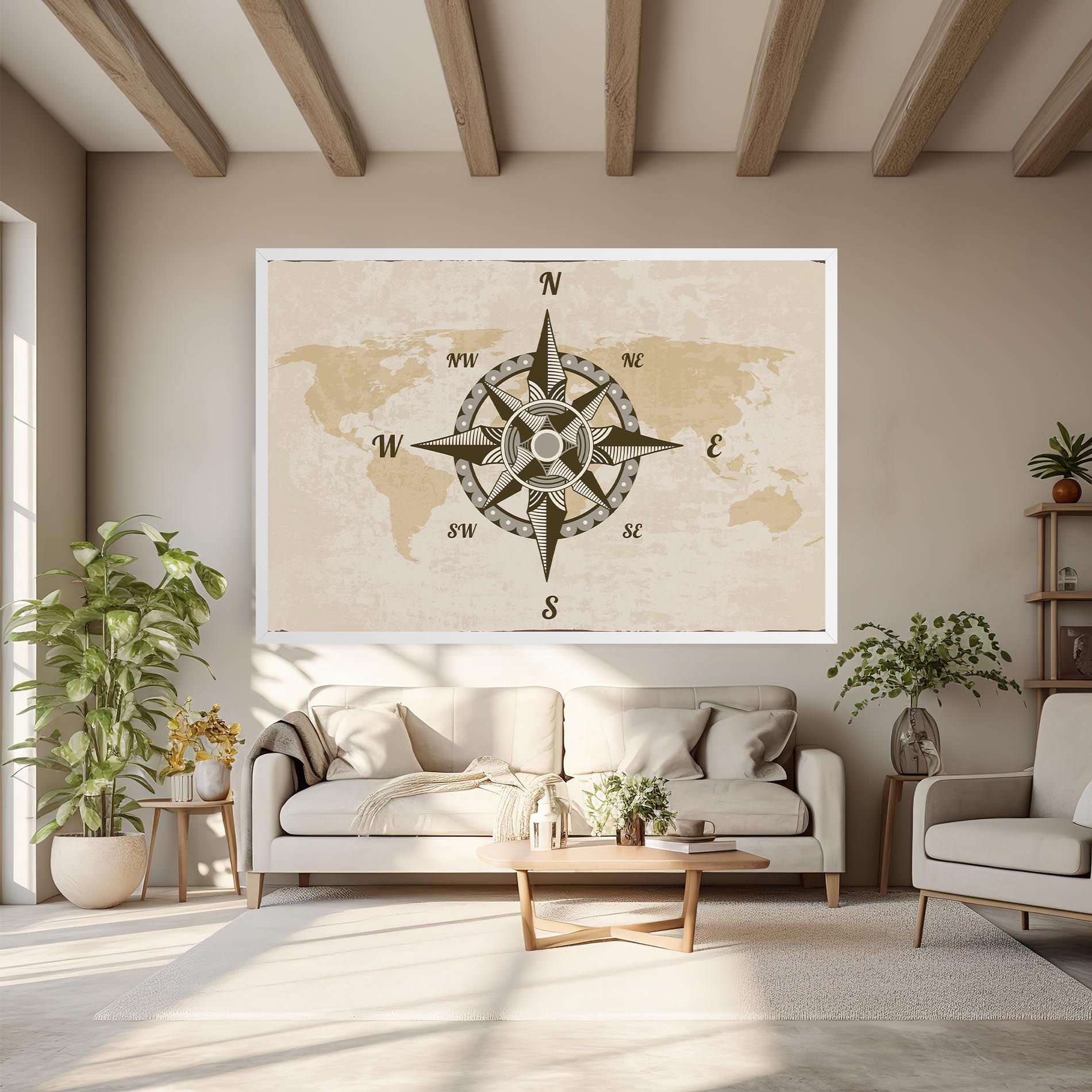 Nautical Compass mockup 6