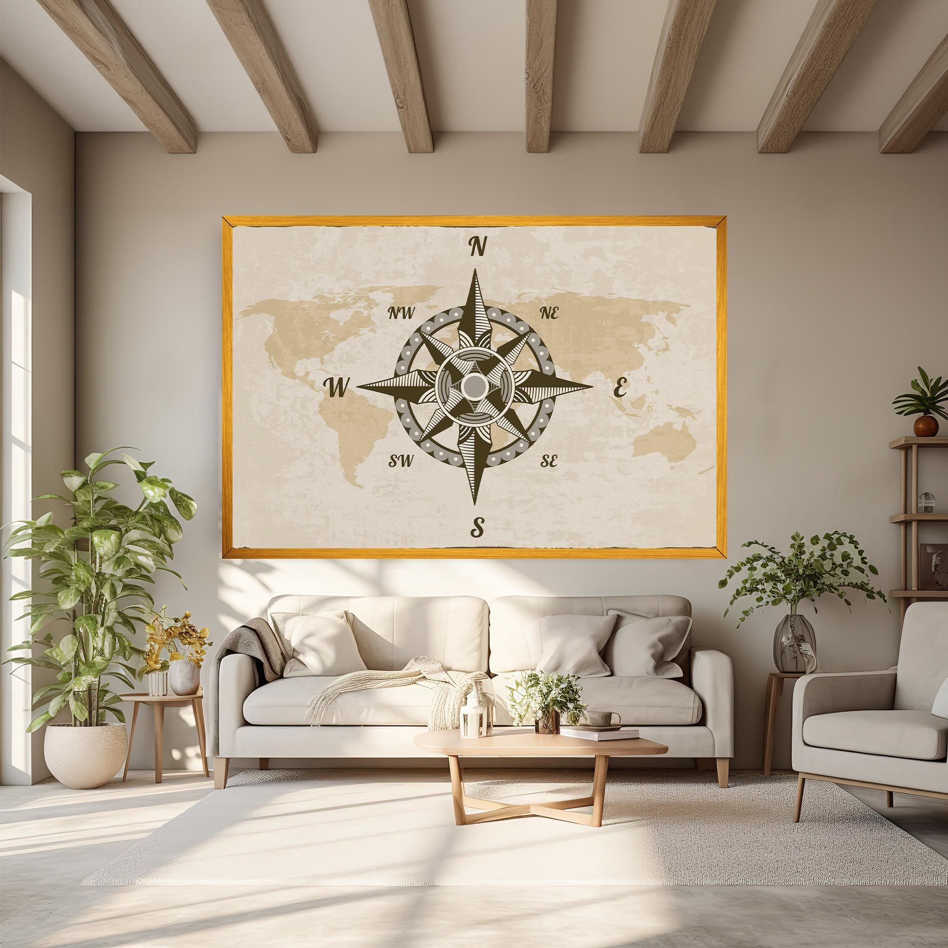 Nautical Compass mockup 6