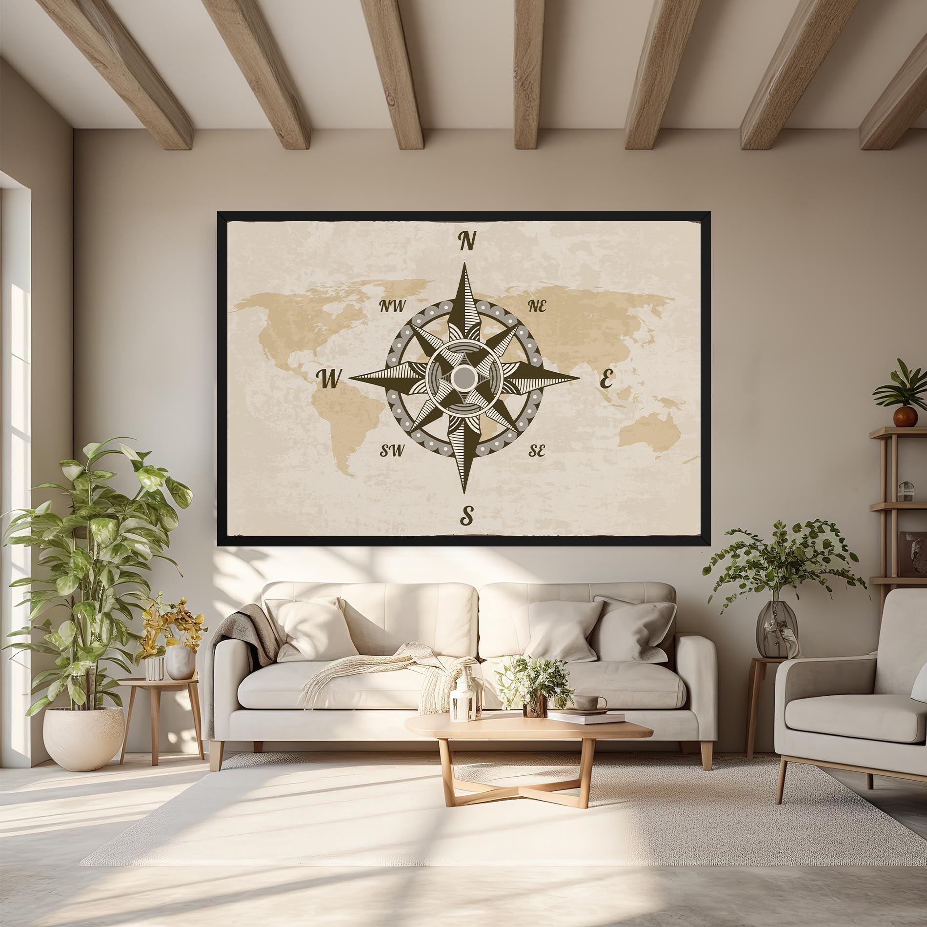 Nautical Compass mockup 6