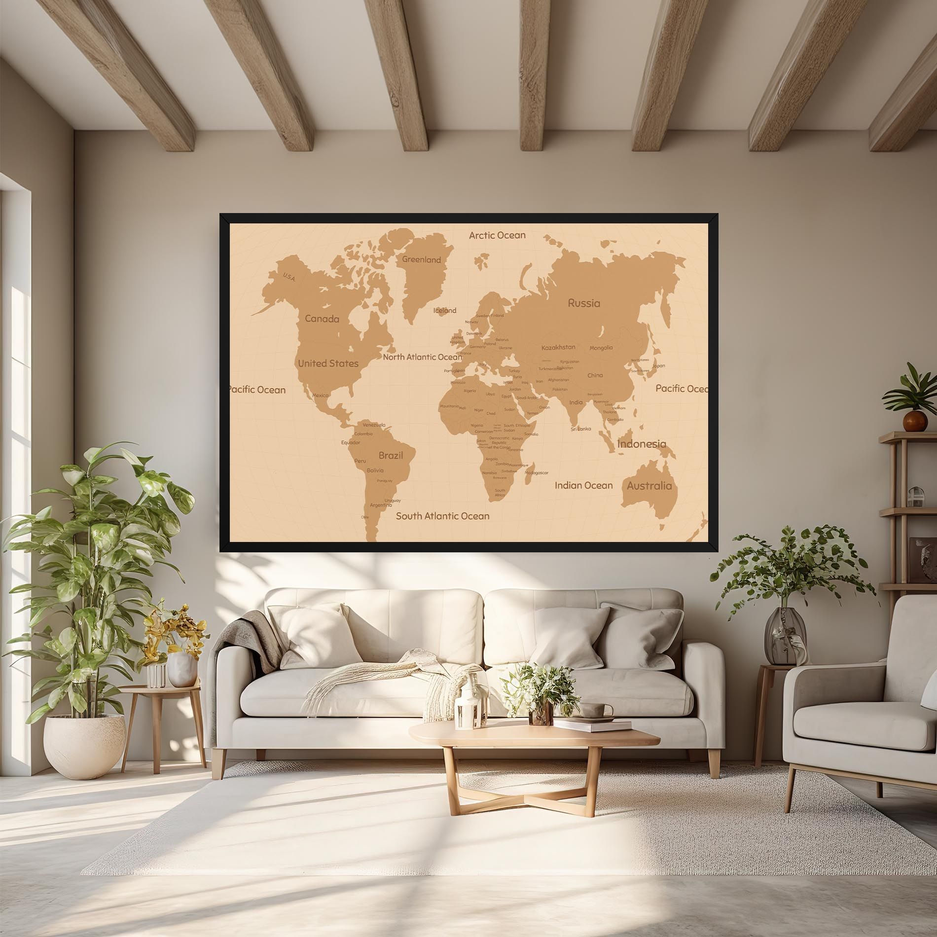 Ocean Old Map mockup 6