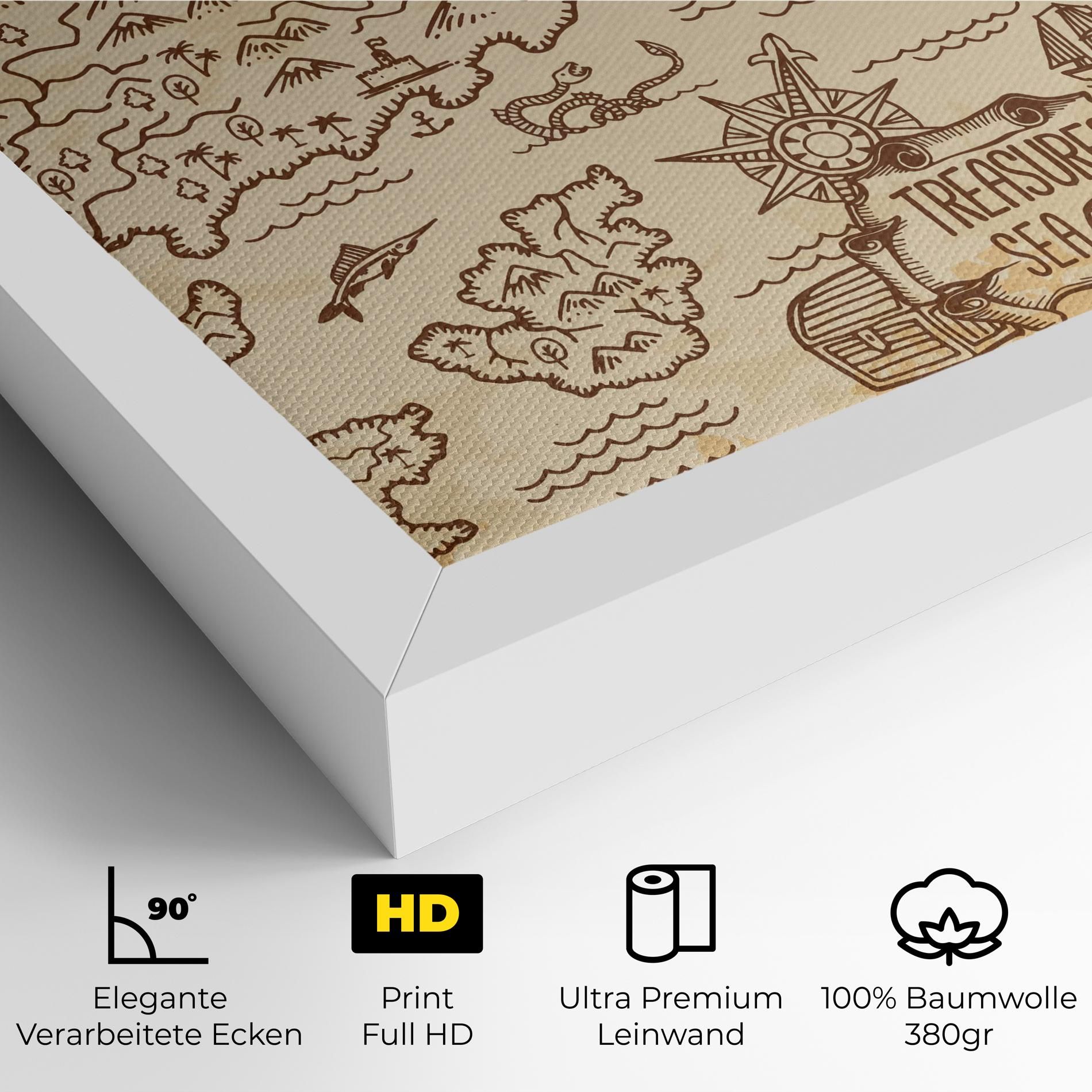 Cream Coffee Map mockup 4