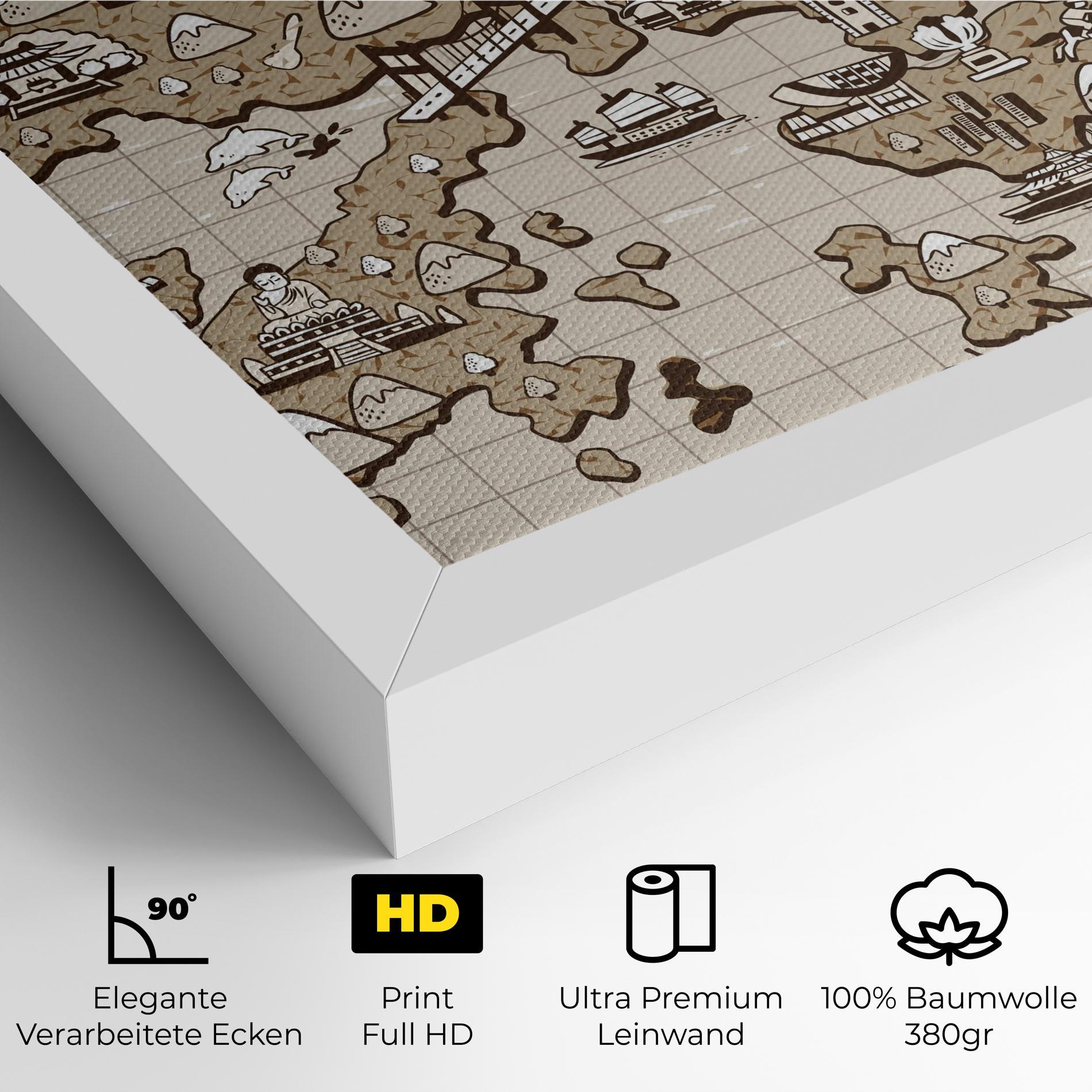 Leinwandbild Hong Kong mockup 4