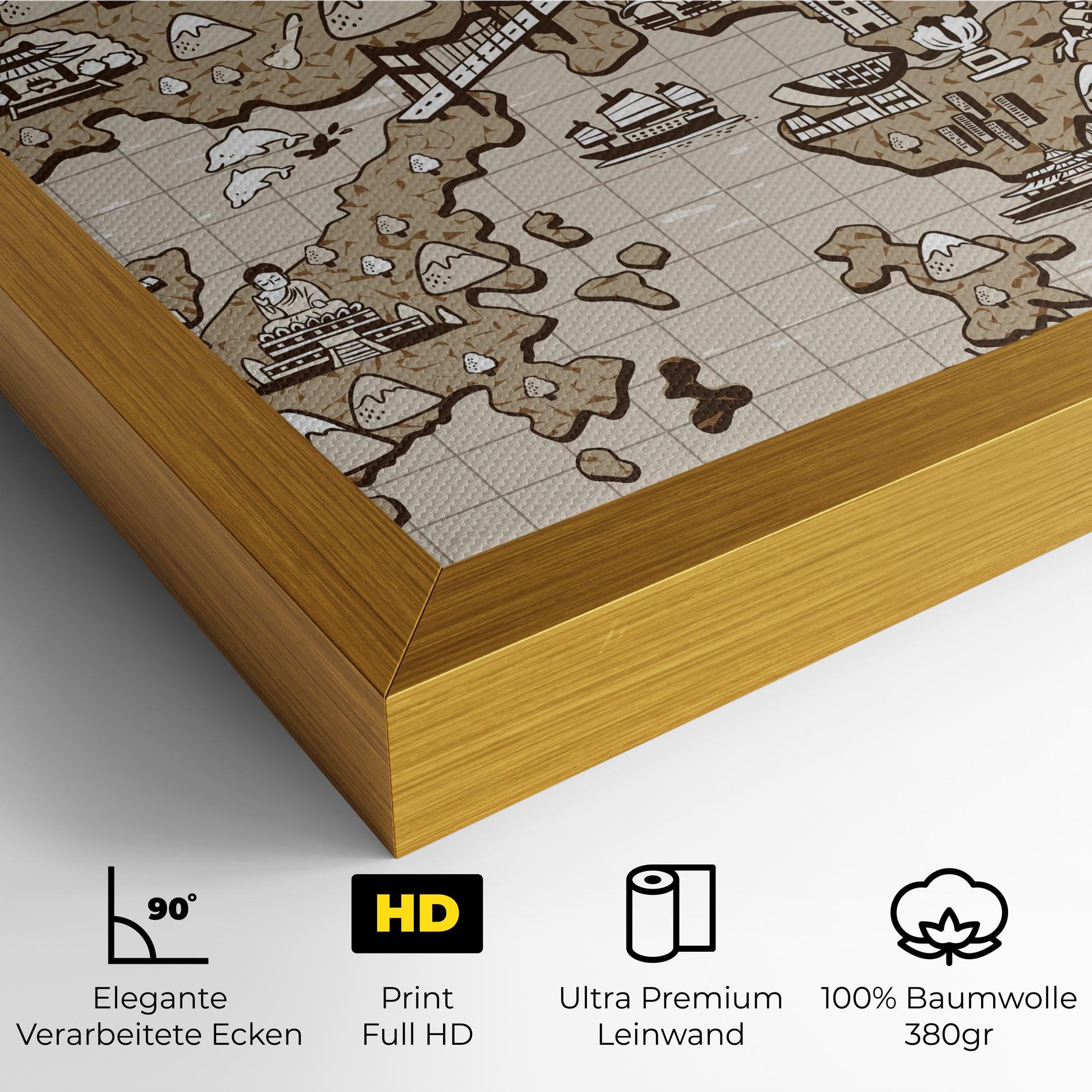 Leinwandbild Hong Kong mockup 4