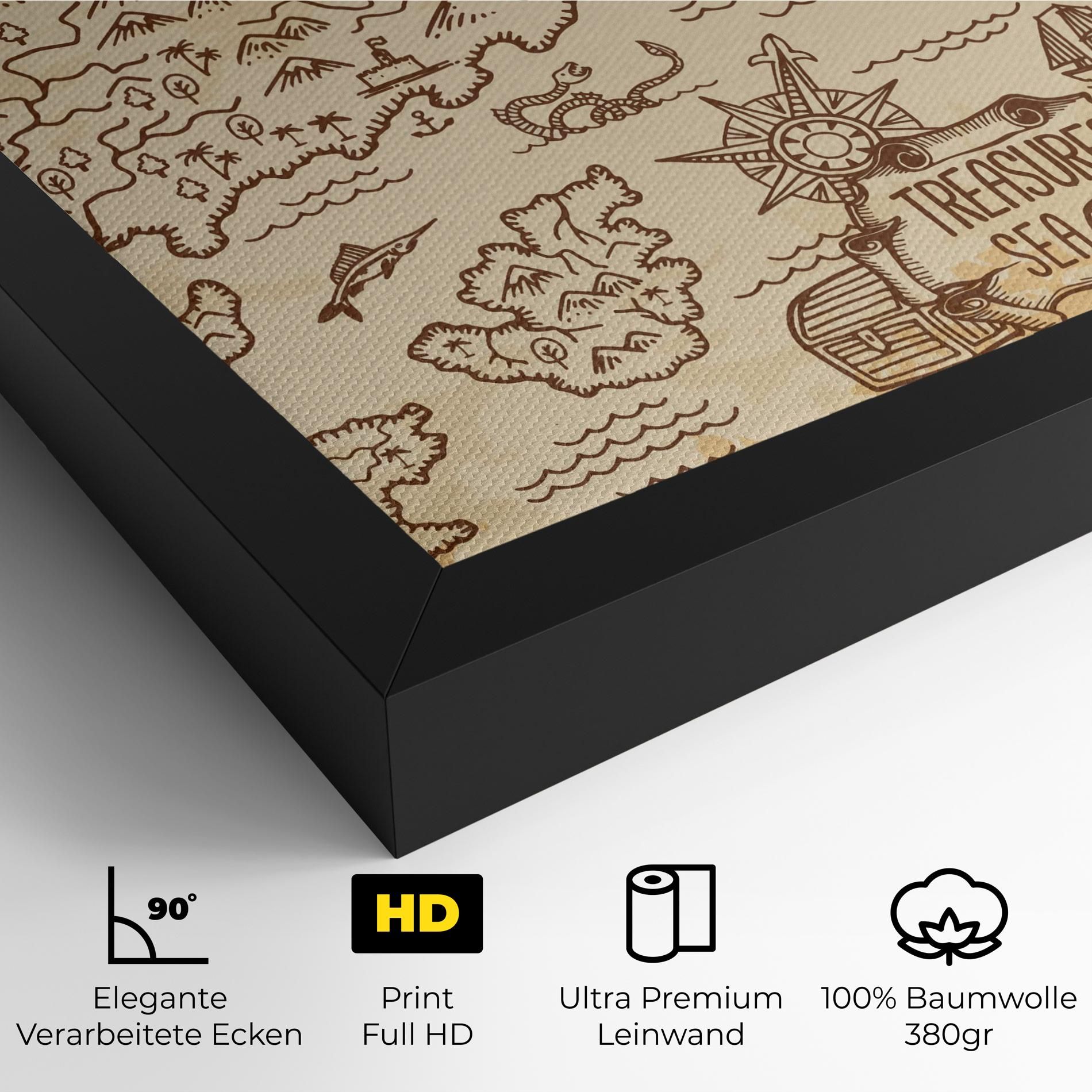 Cream Coffee Map mockup 4