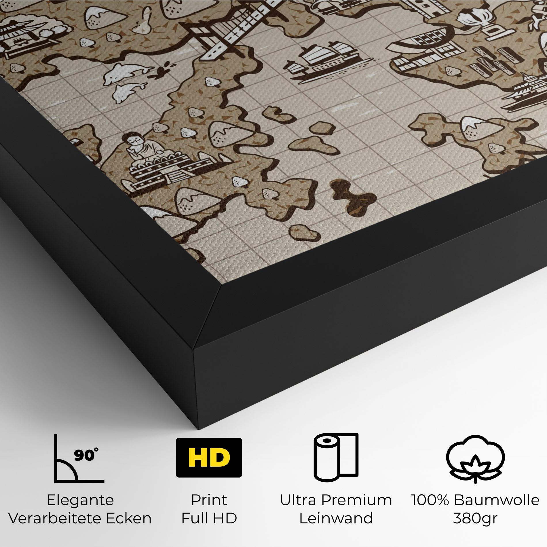 Leinwandbild Hong Kong mockup 4