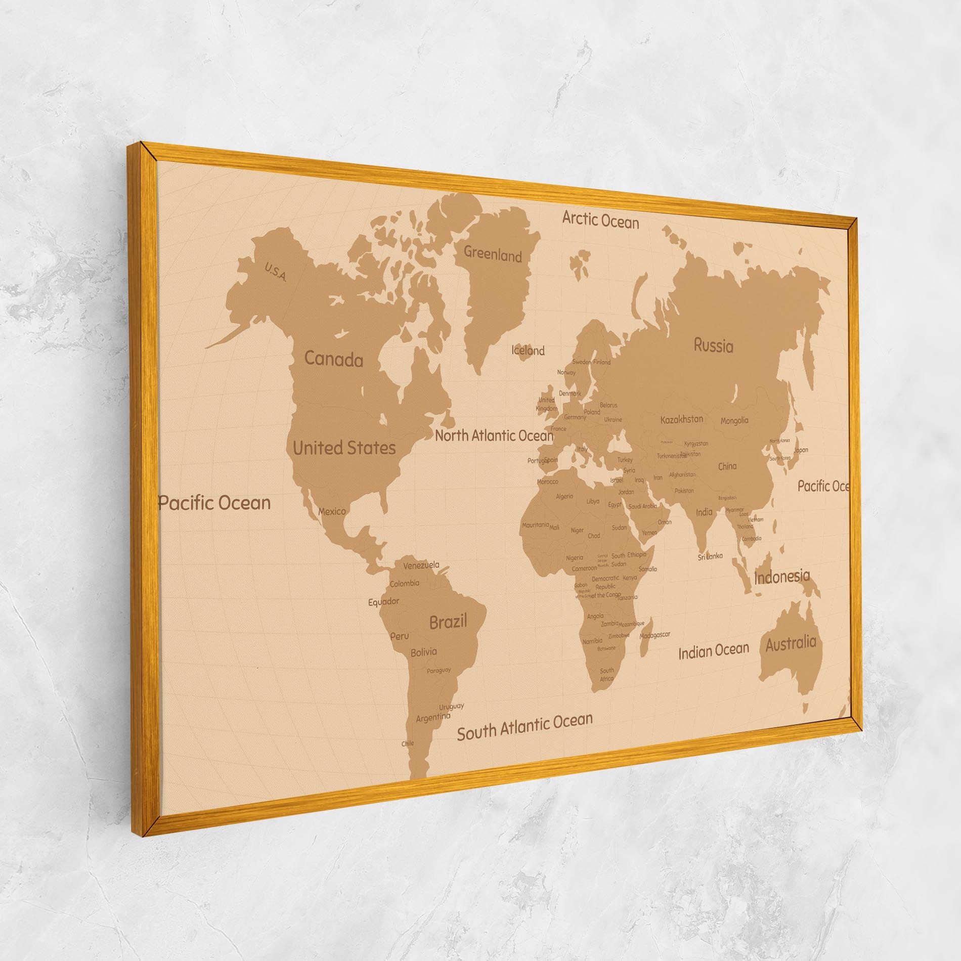 Ocean Old Map mockup 1