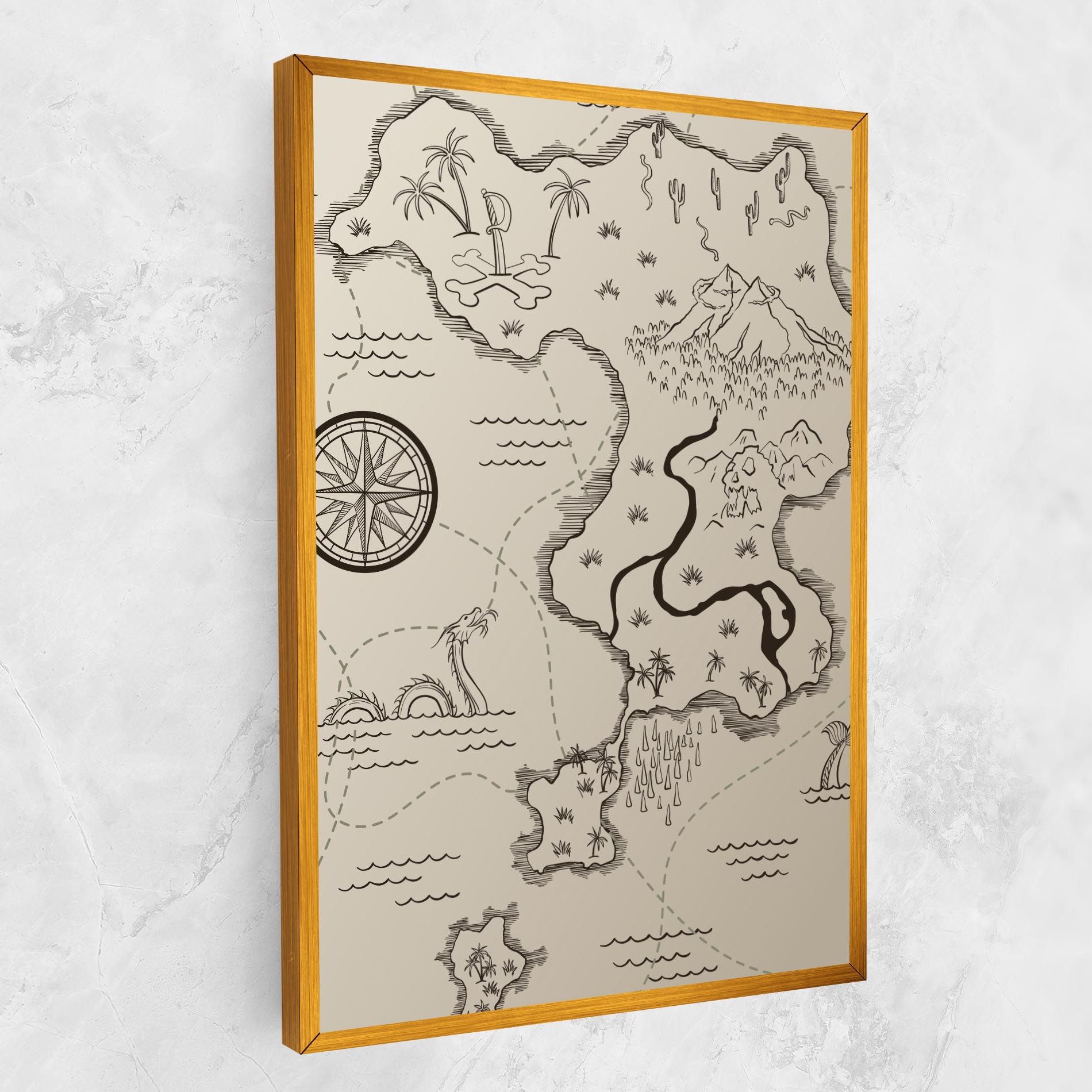 Cream Island Map mockup 1