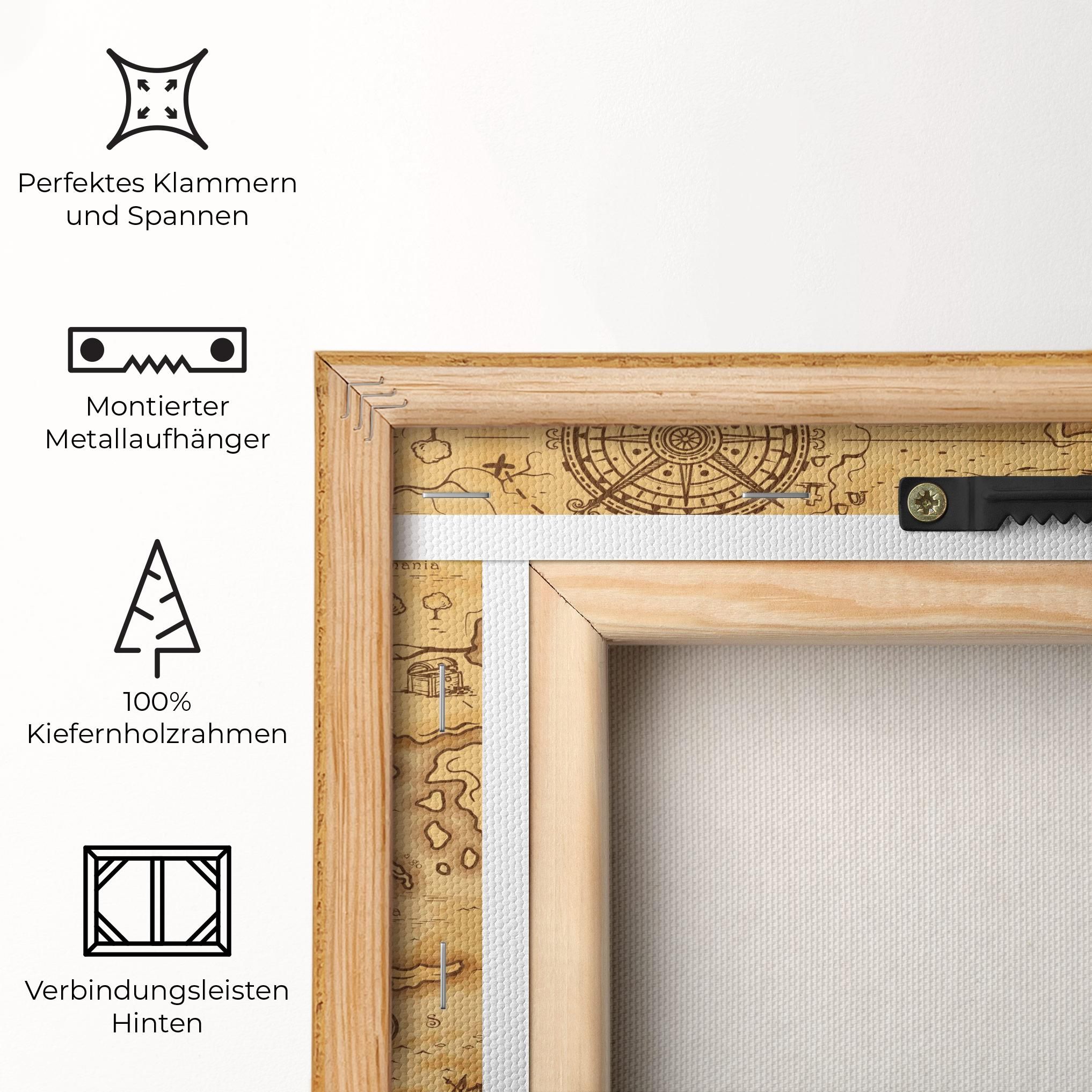 Cream Brown Map mockup 5