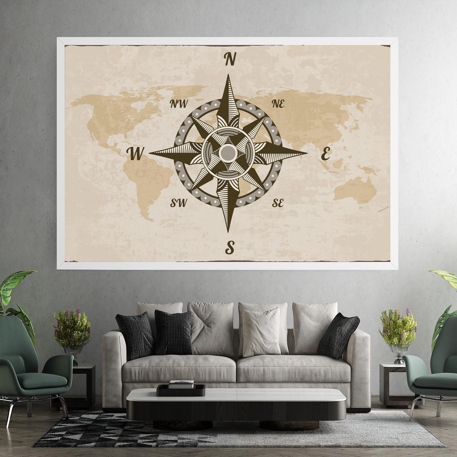 Nautical Compass mockup 7