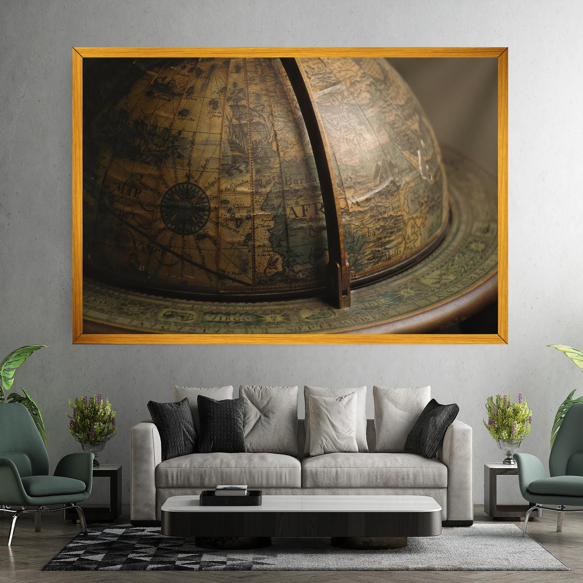 Globe Map mockup 7