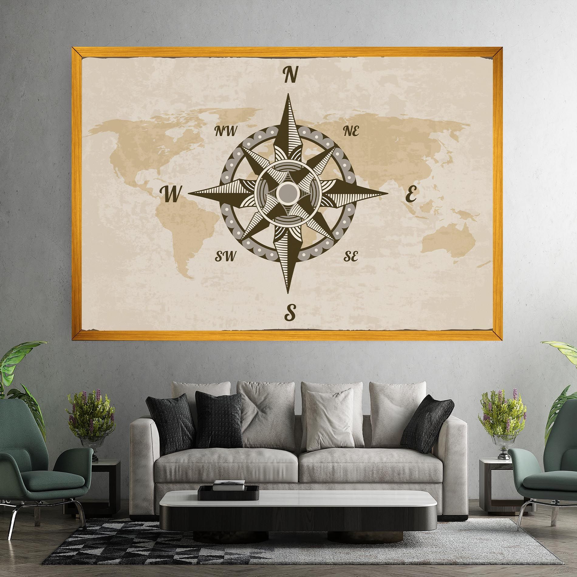 Nautical Compass mockup 7