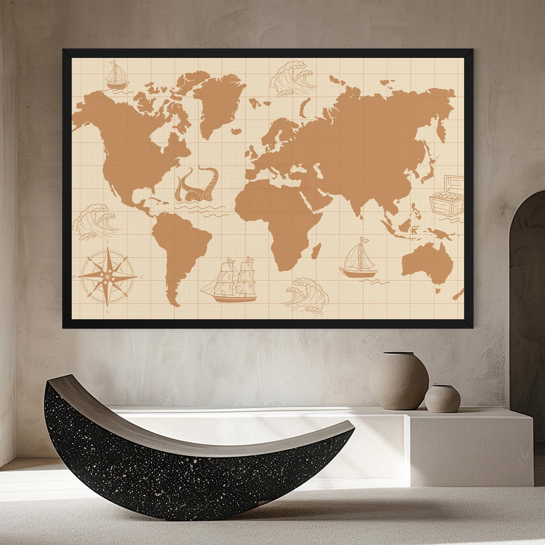 Light Cream Map mockup 8