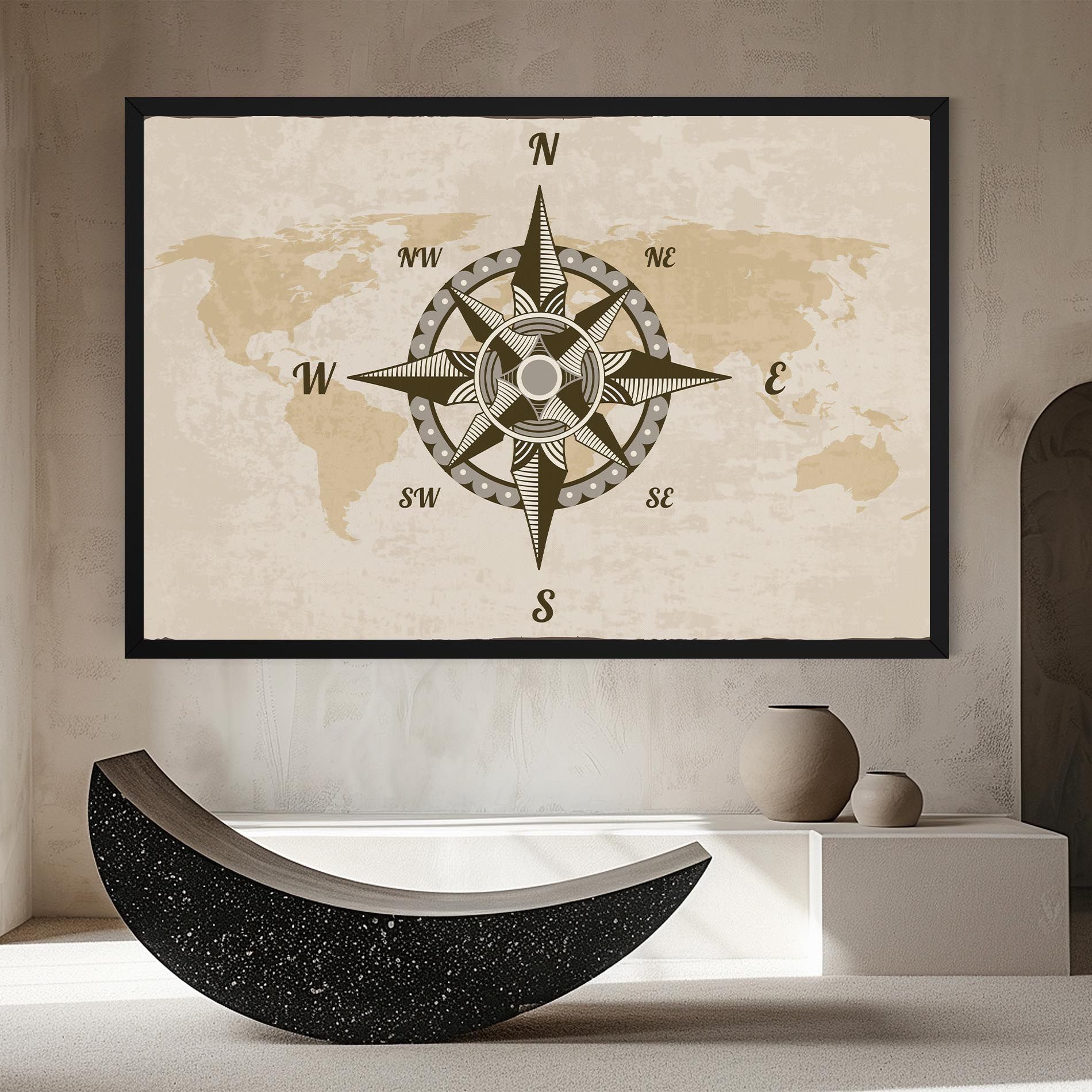 Nautical Compass mockup 8