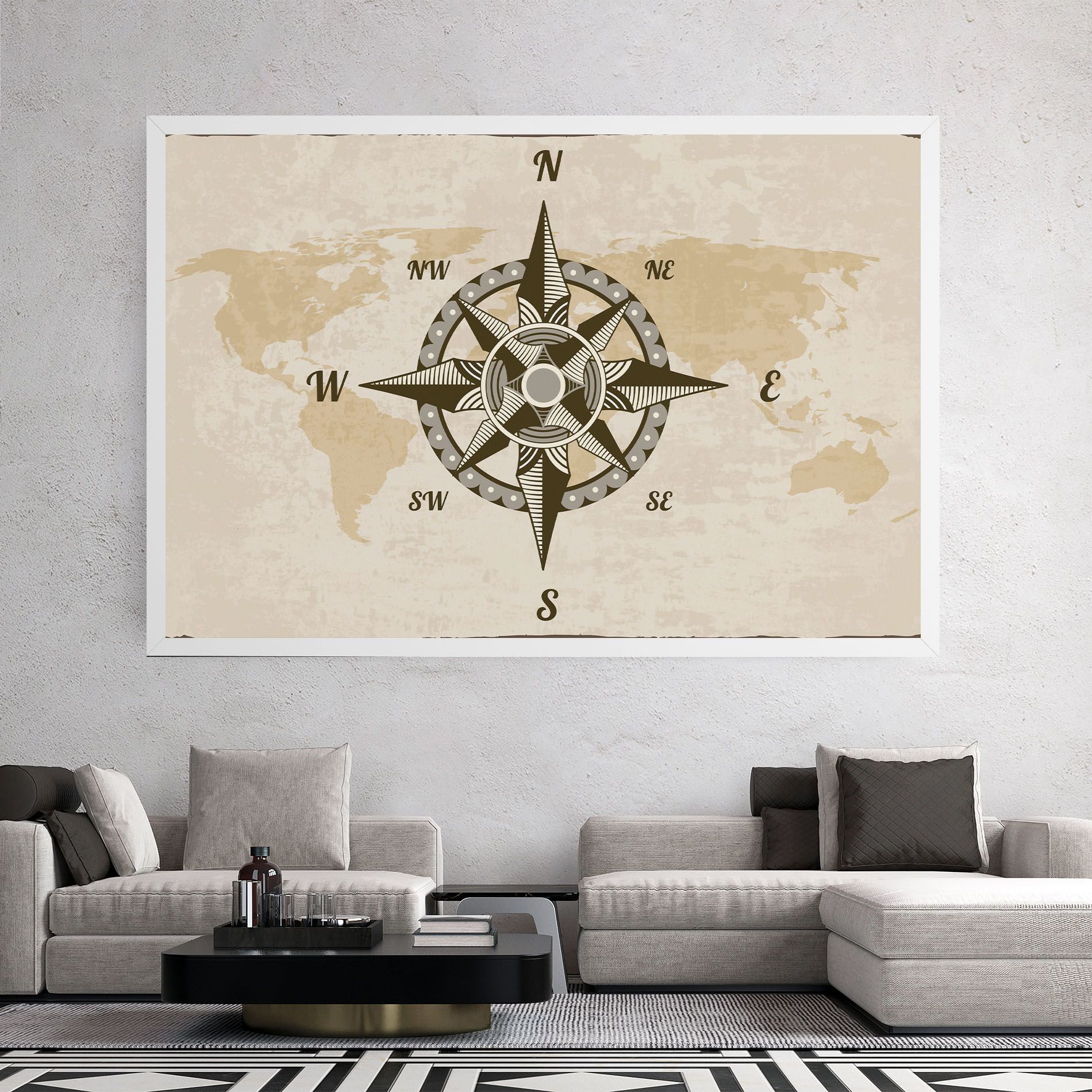 Nautical Compass mockup 2