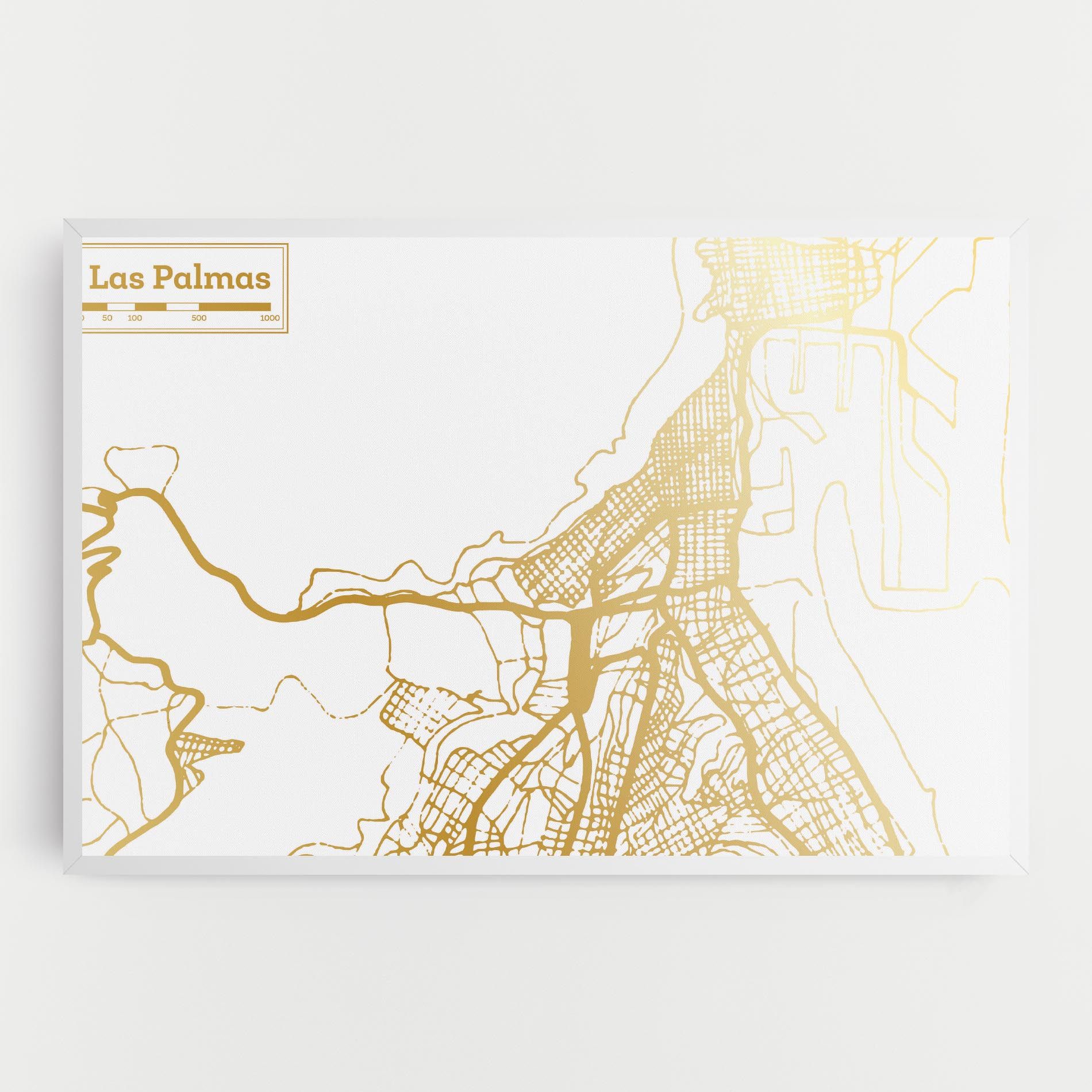 Las Palmas Gold Map mockup 0