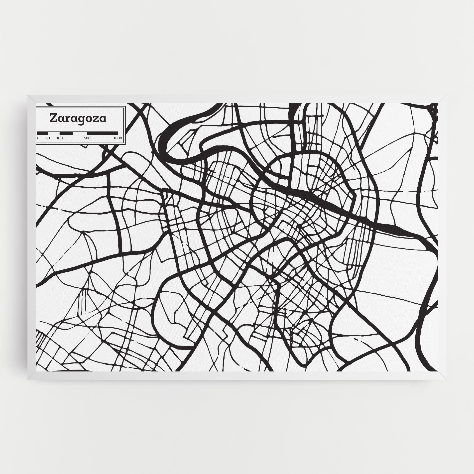 Zaragoza City Map mockup 0