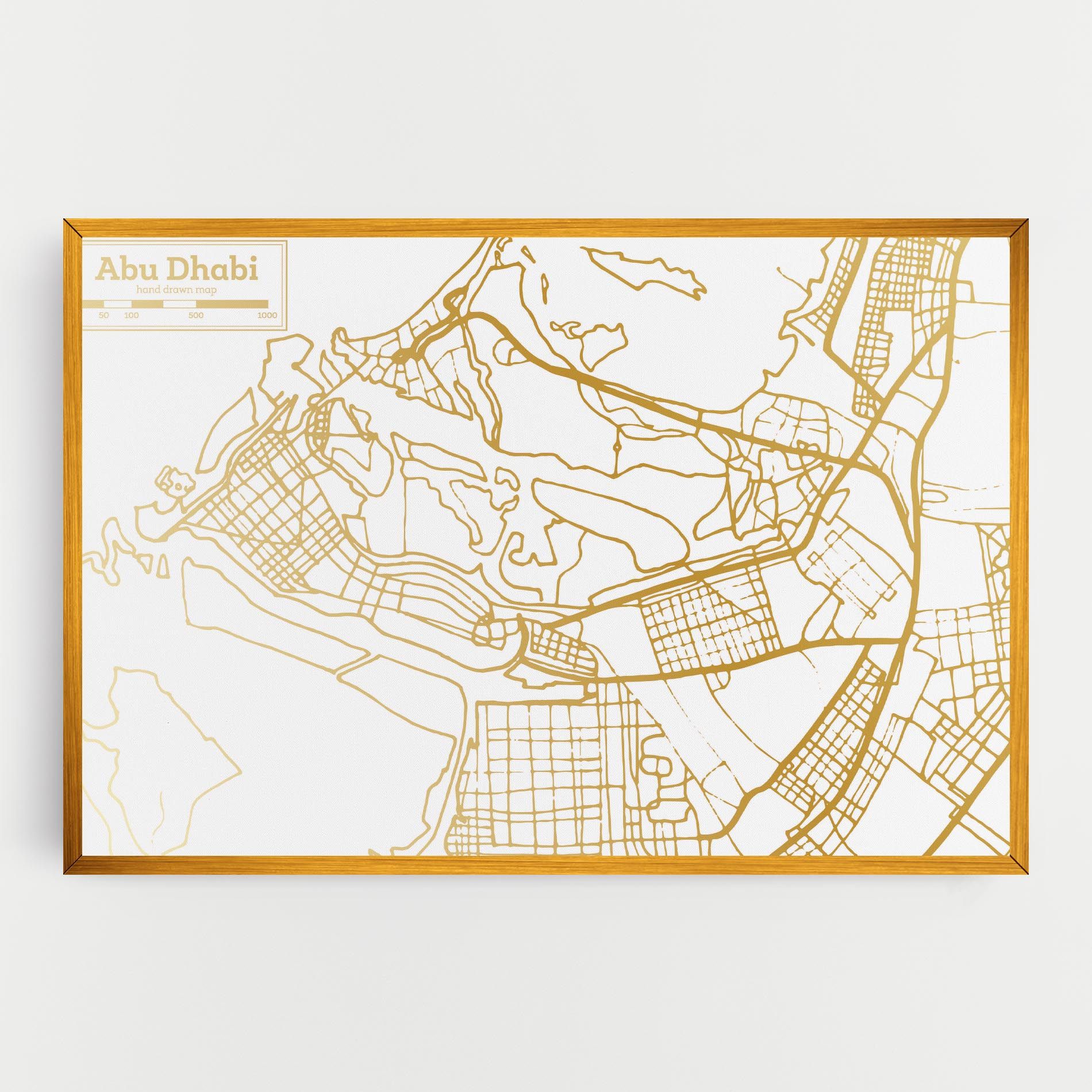 Abu Dhabi Map mockup 0