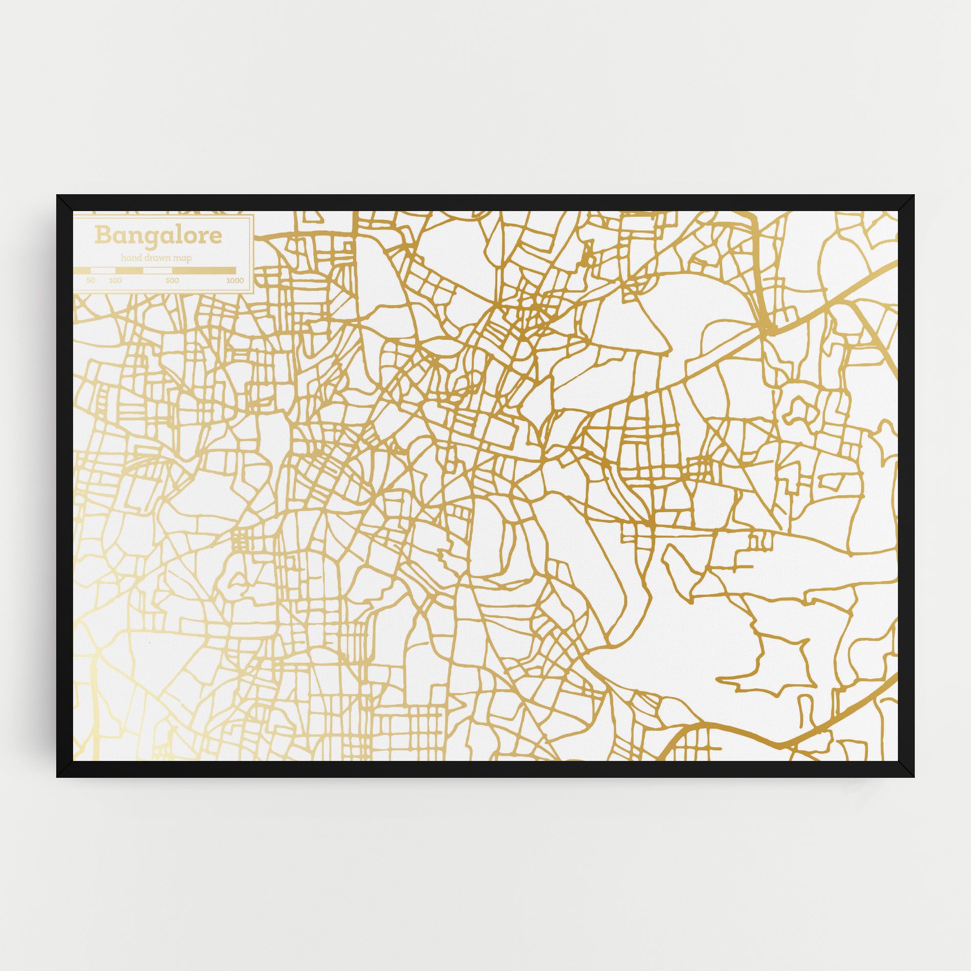 Bangalore Map mockup 0