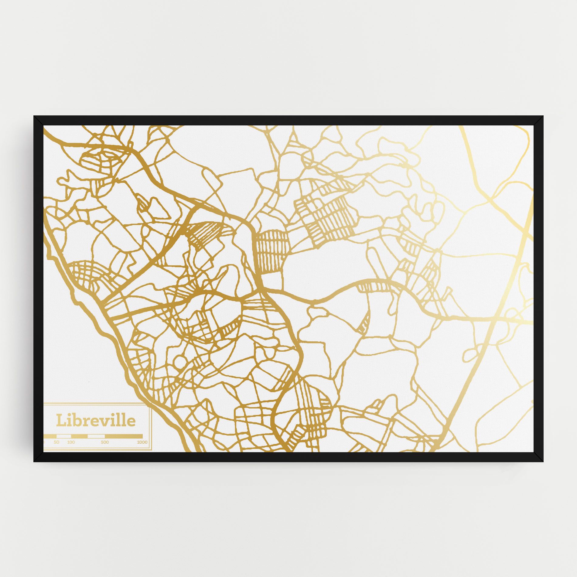 Libreville Gold Map mockup 0